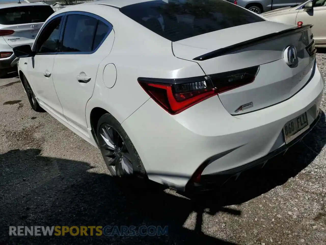 2 Photograph of a damaged car 19UDE2F85KA002997 ACURA ILX 2019