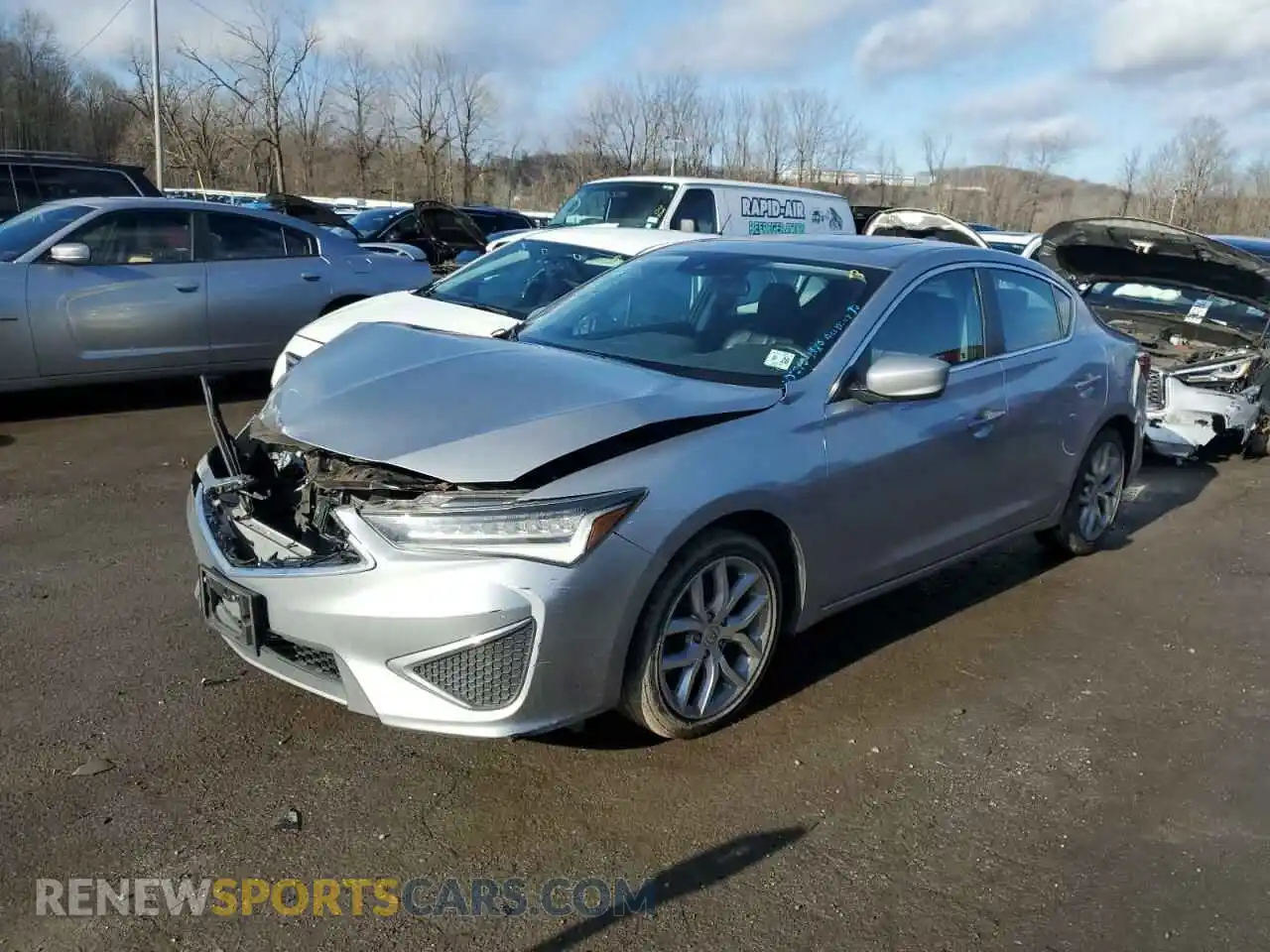 1 Photograph of a damaged car 19UDE2F3XMA000041 ACURA ILX 2021