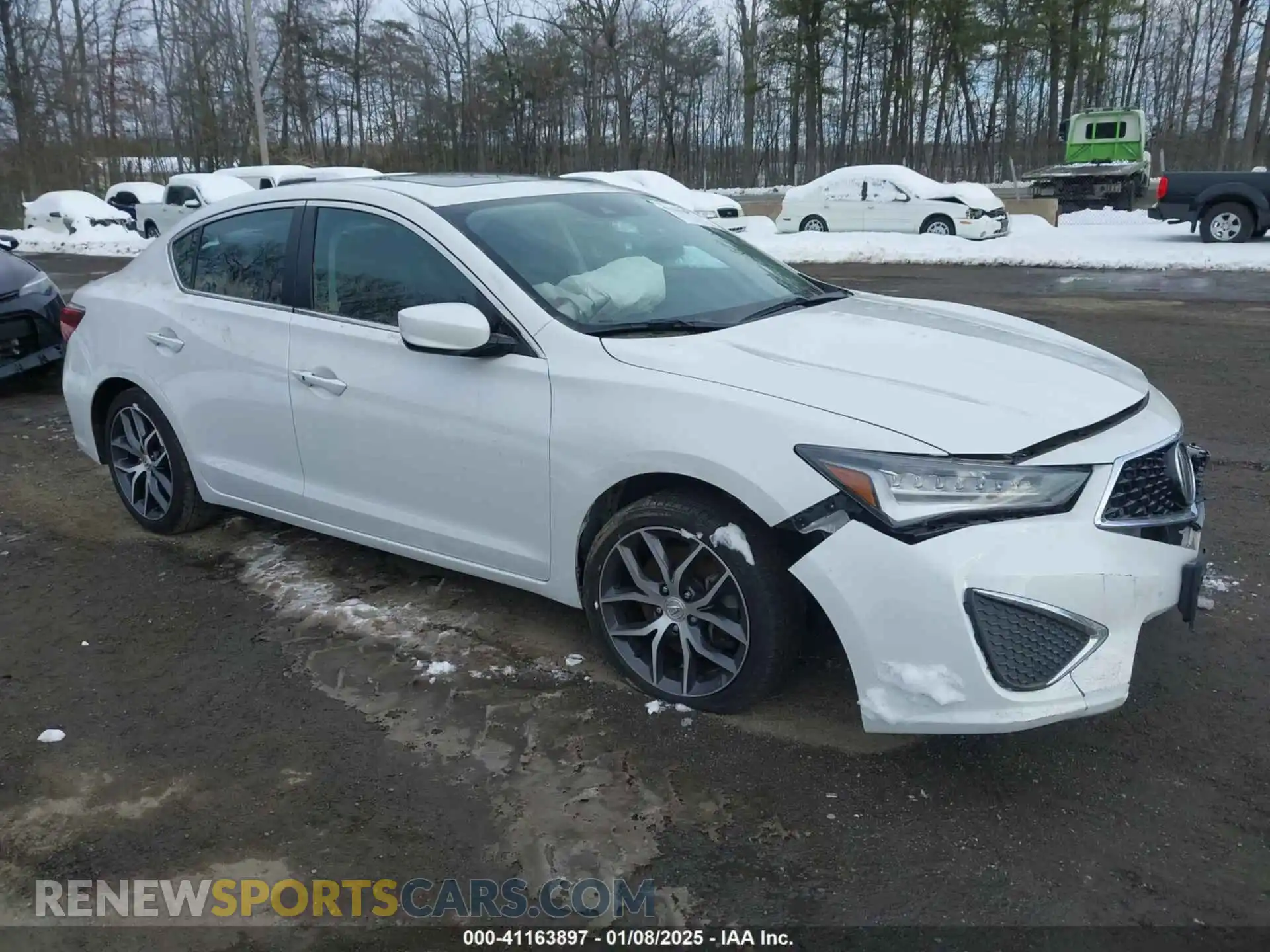 1 Photograph of a damaged car 19UDE2F71MA002375 ACURA ILX 2021