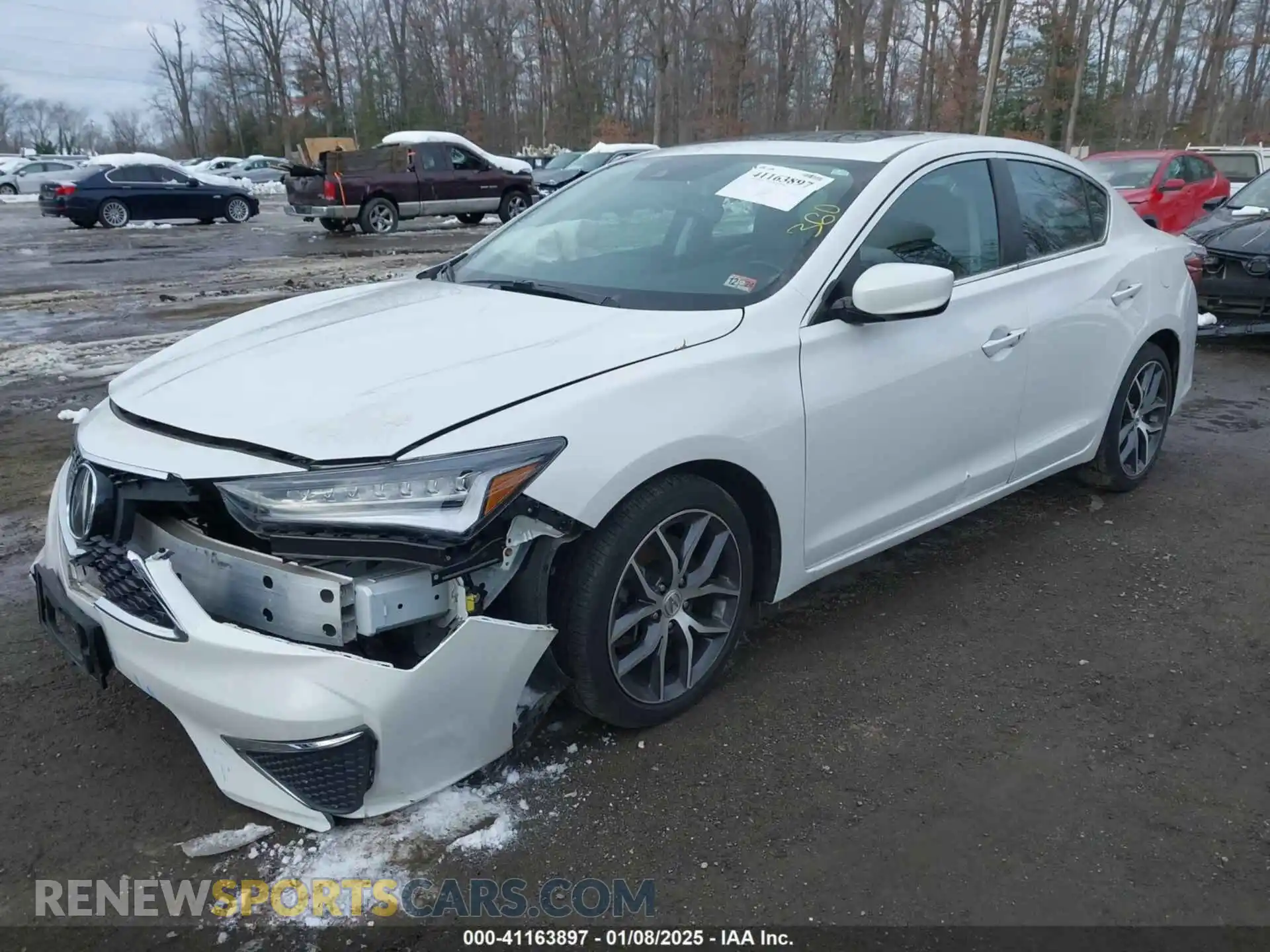 2 Photograph of a damaged car 19UDE2F71MA002375 ACURA ILX 2021