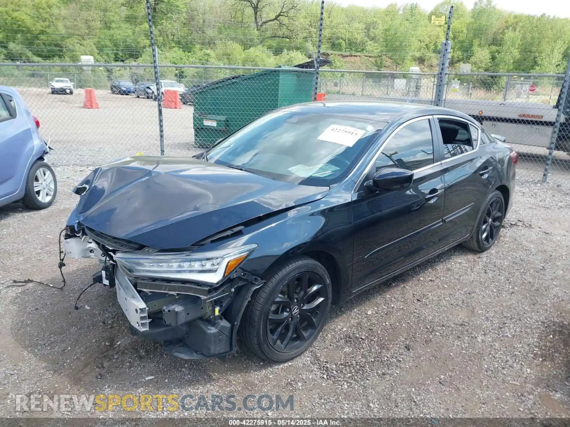 2 fotografías del automóvil dañado 19UDE2F72MA000232 ACURA ILX 2021