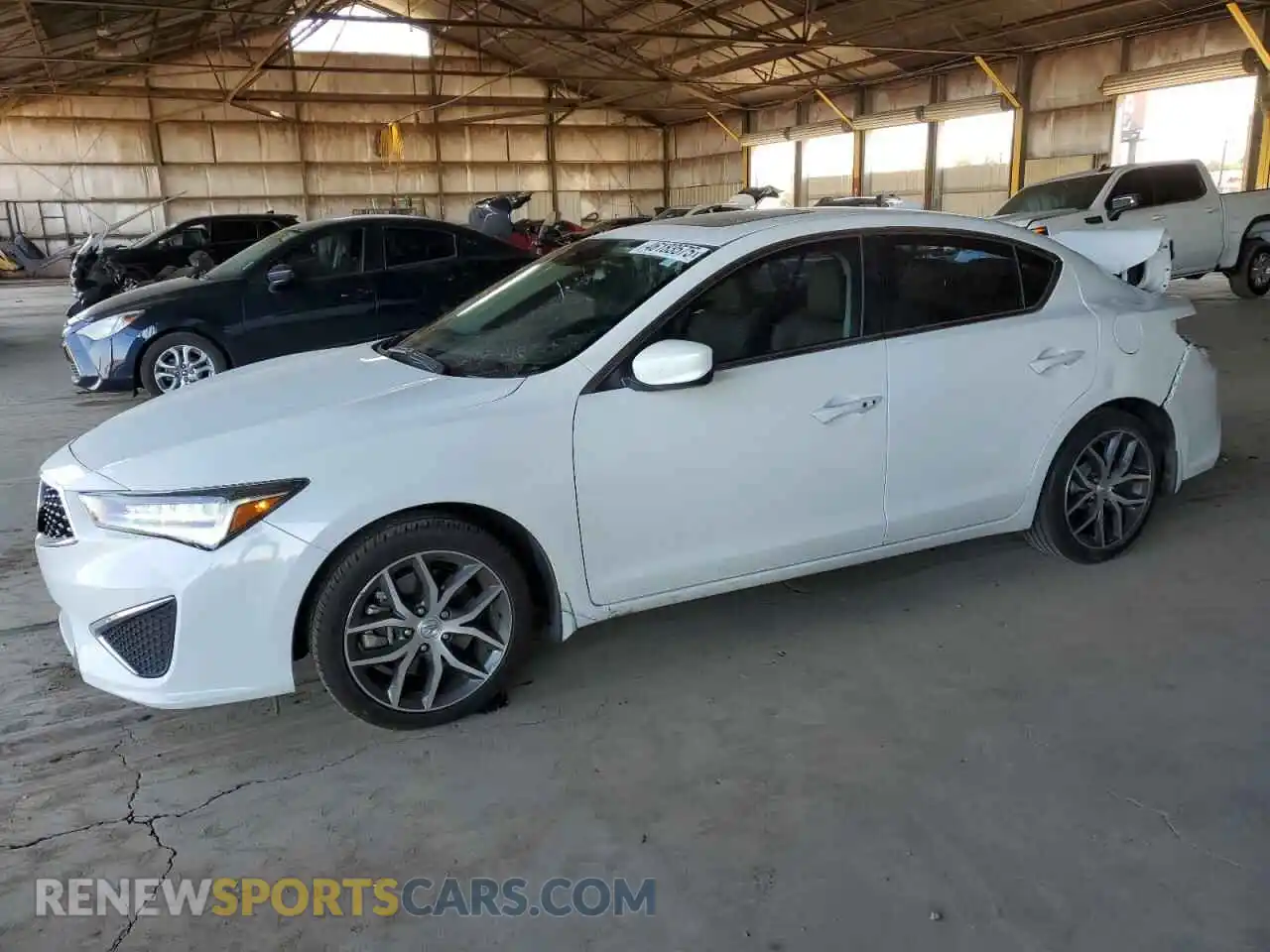 1 Photograph of a damaged car 19UDE2F74MA001186 ACURA ILX 2021