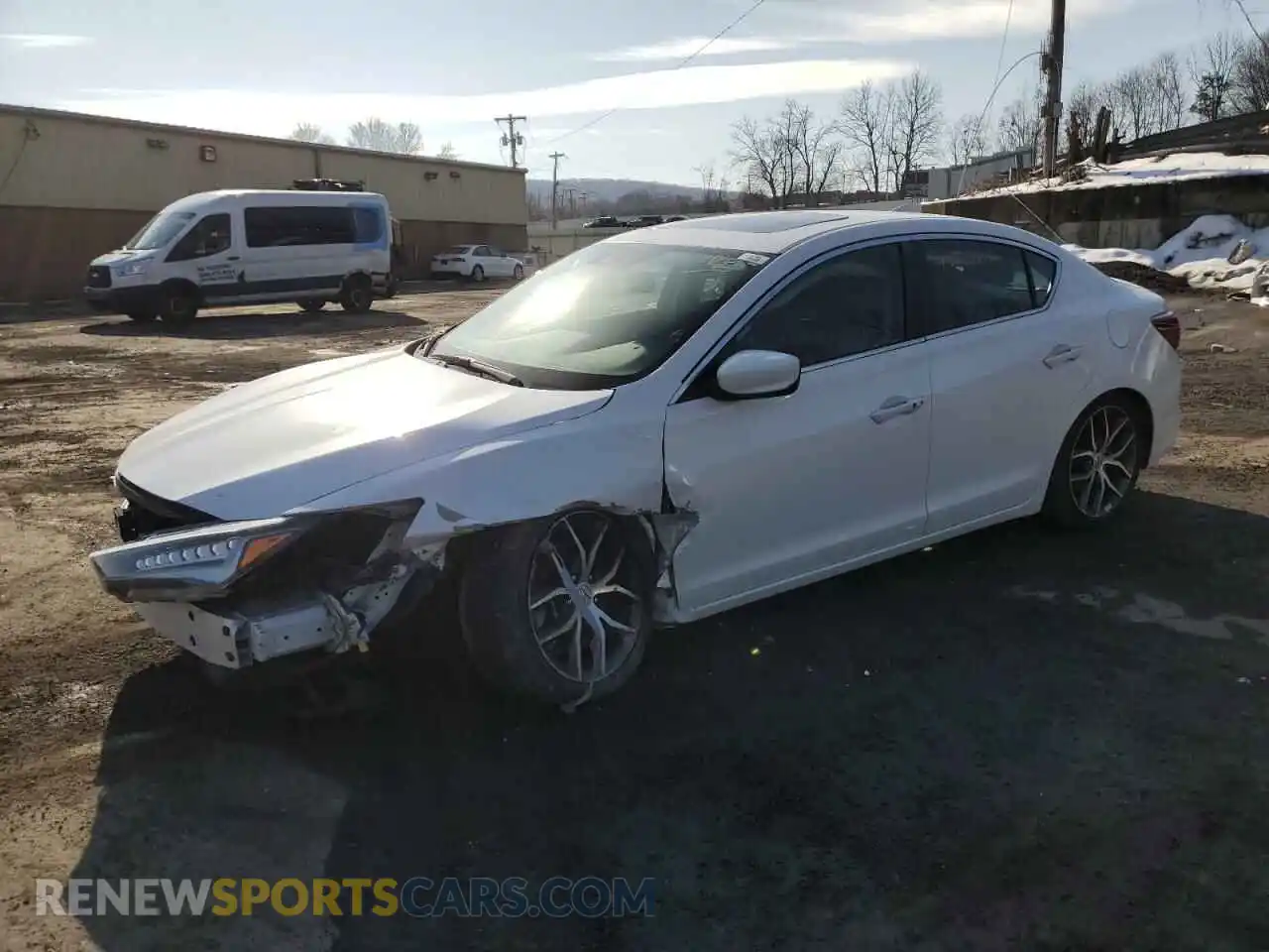 1 Photograph of a damaged car 19UDE2F75MA010785 ACURA ILX 2021