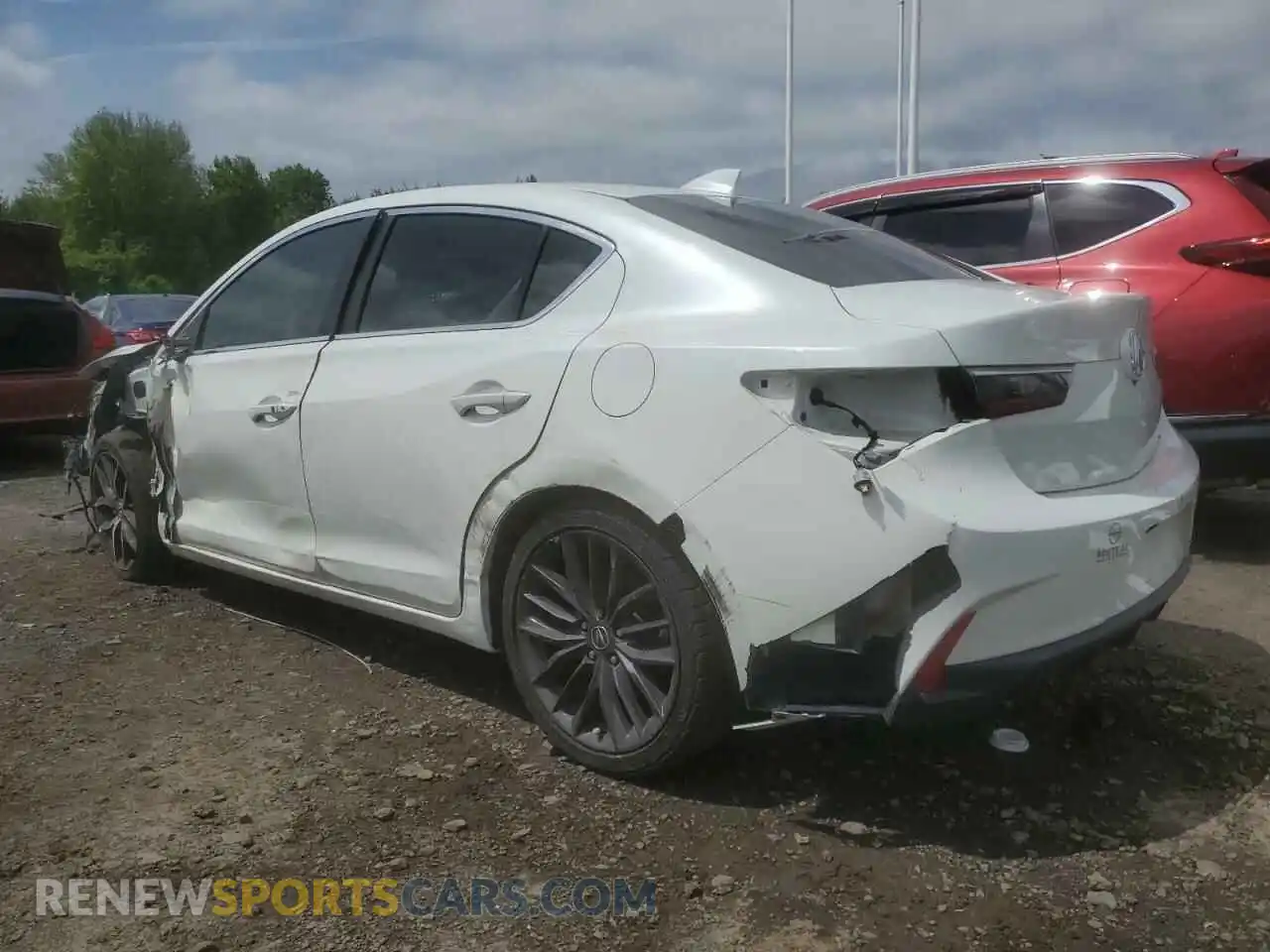 2 fotografías del automóvil dañado 19UDE2F79MA011129 ACURA ILX 2021