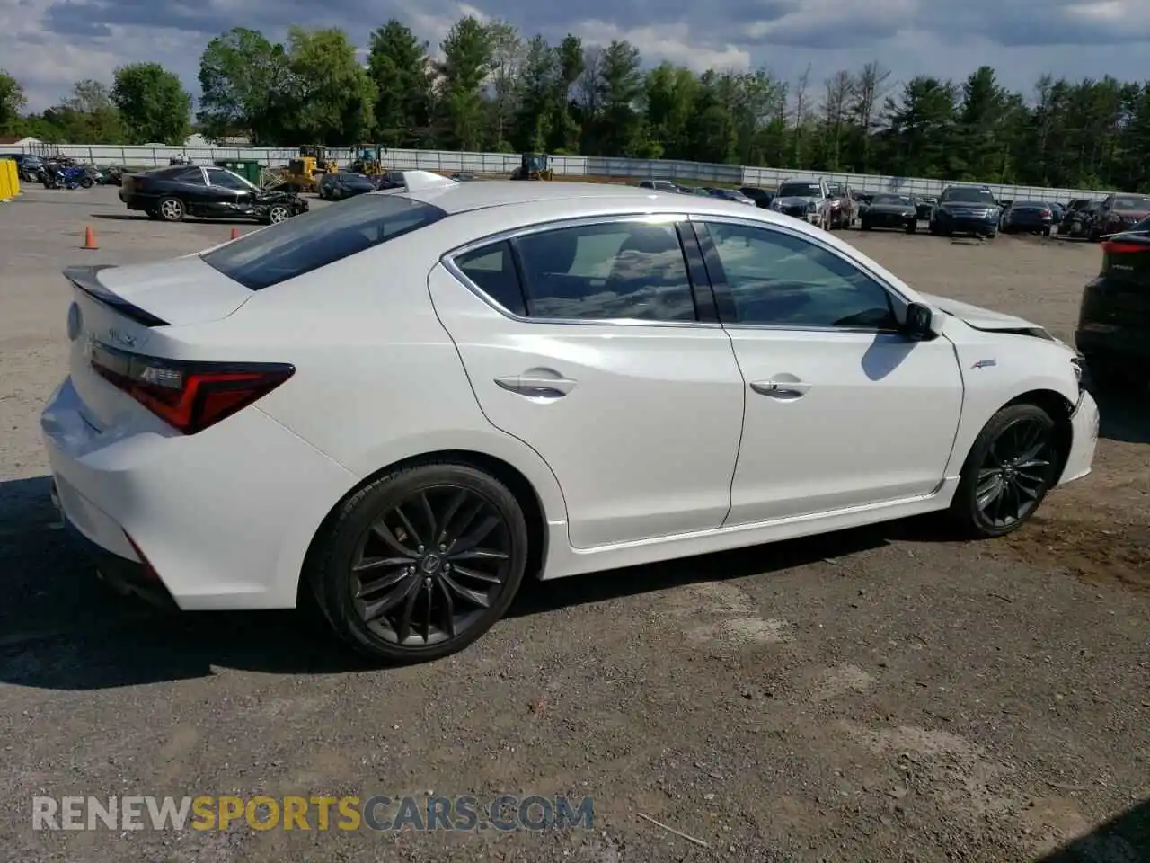 3 fotografías del automóvil dañado 19UDE2F87MA006567 ACURA ILX 2021