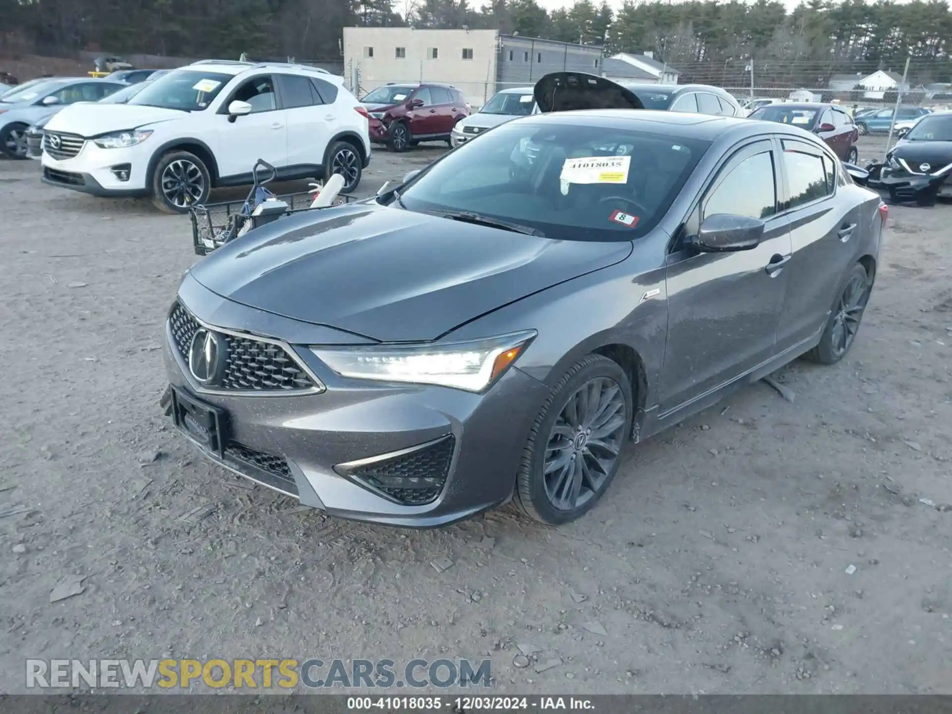 2 Photograph of a damaged car 19UDE2F89MA002620 ACURA ILX 2021