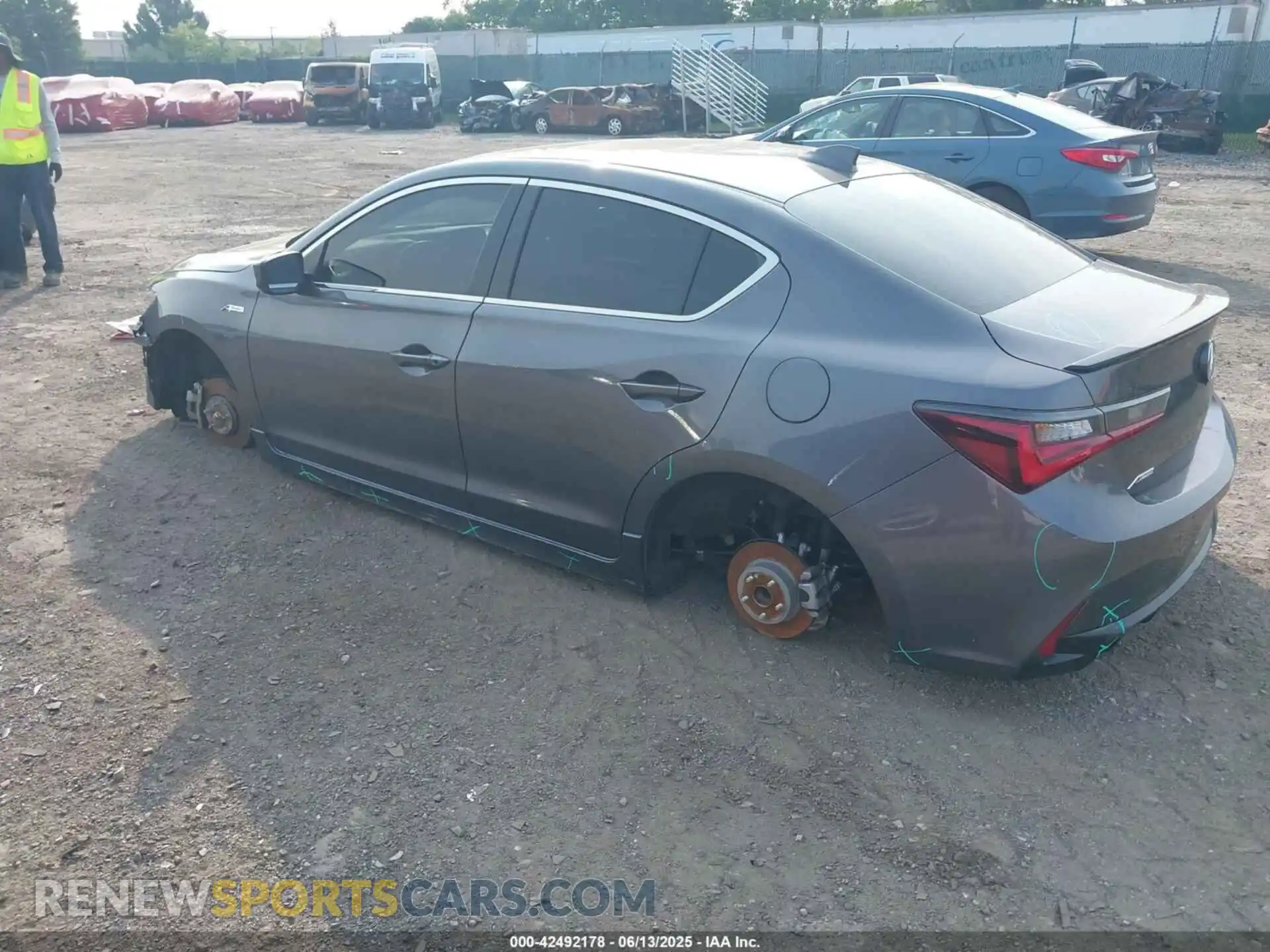 3 Photograph of a damaged car 19UDE2F82NA005909 ACURA ILX 2022