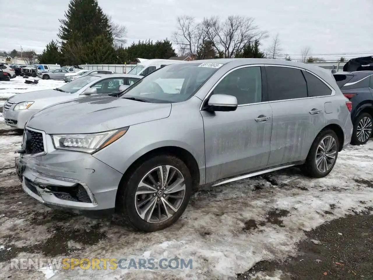 1 Photograph of a damaged car 5J8YD4H5XKL035484 ACURA MDX 2019