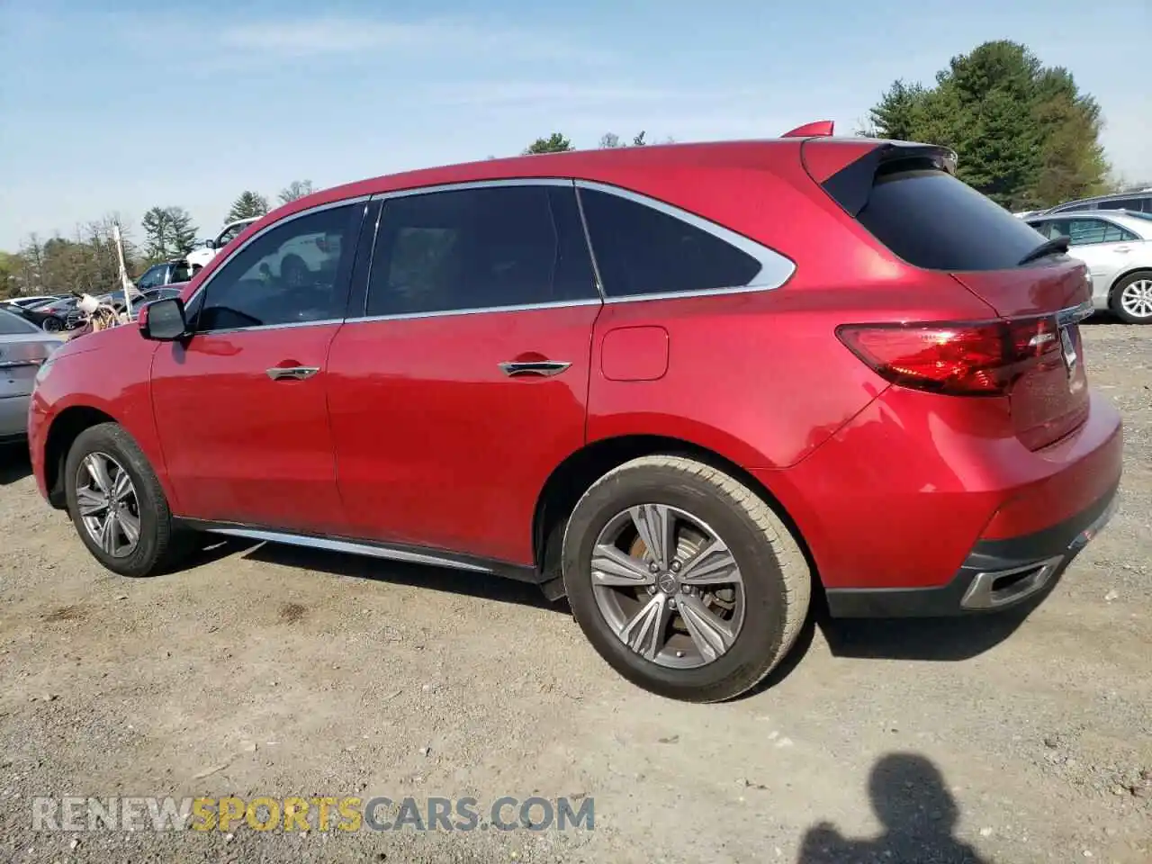 2 fotografías del automóvil dañado 5J8YD3H31LL017675 ACURA MDX 2020