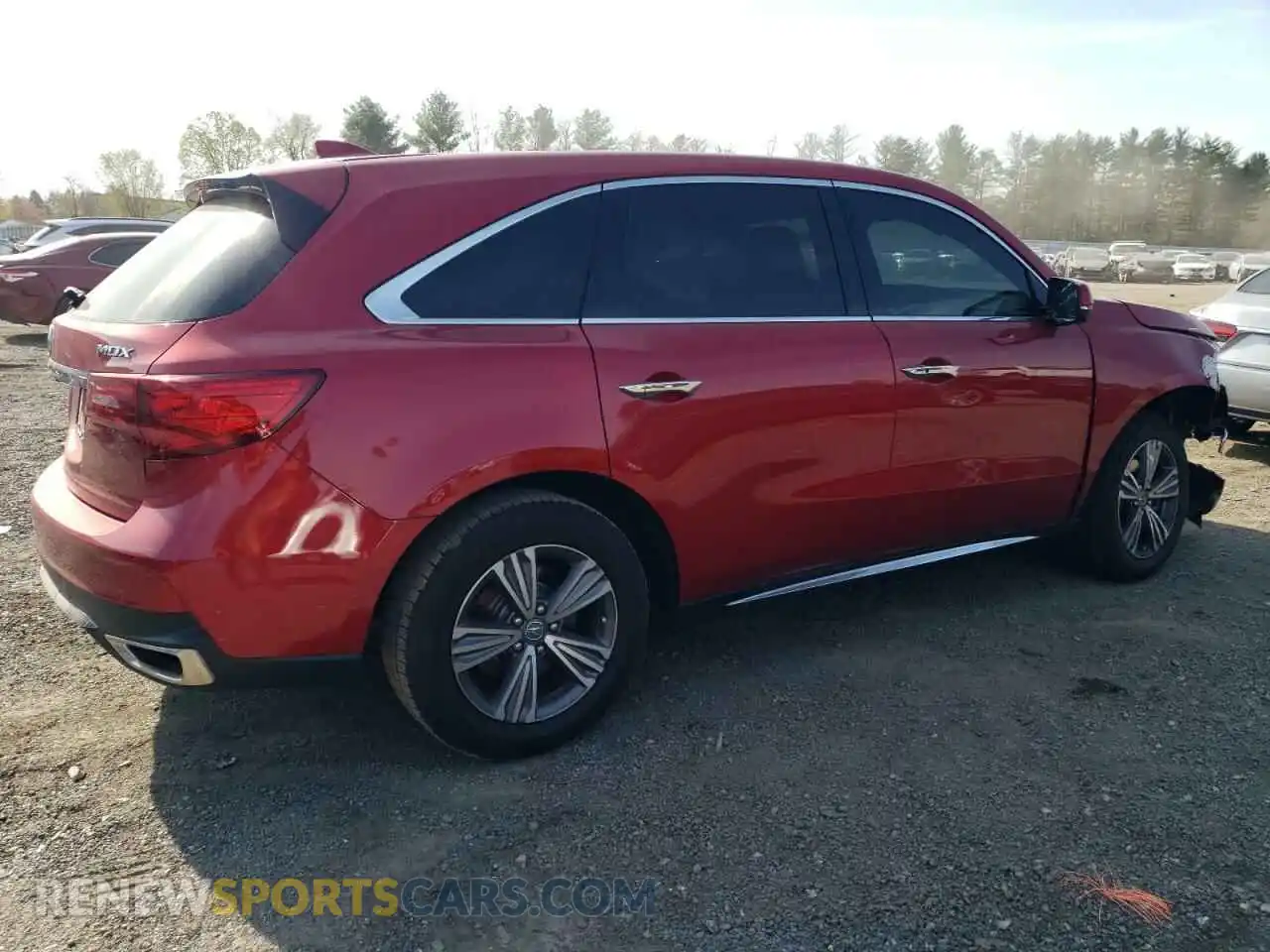 3 fotografías del automóvil dañado 5J8YD3H31LL017675 ACURA MDX 2020