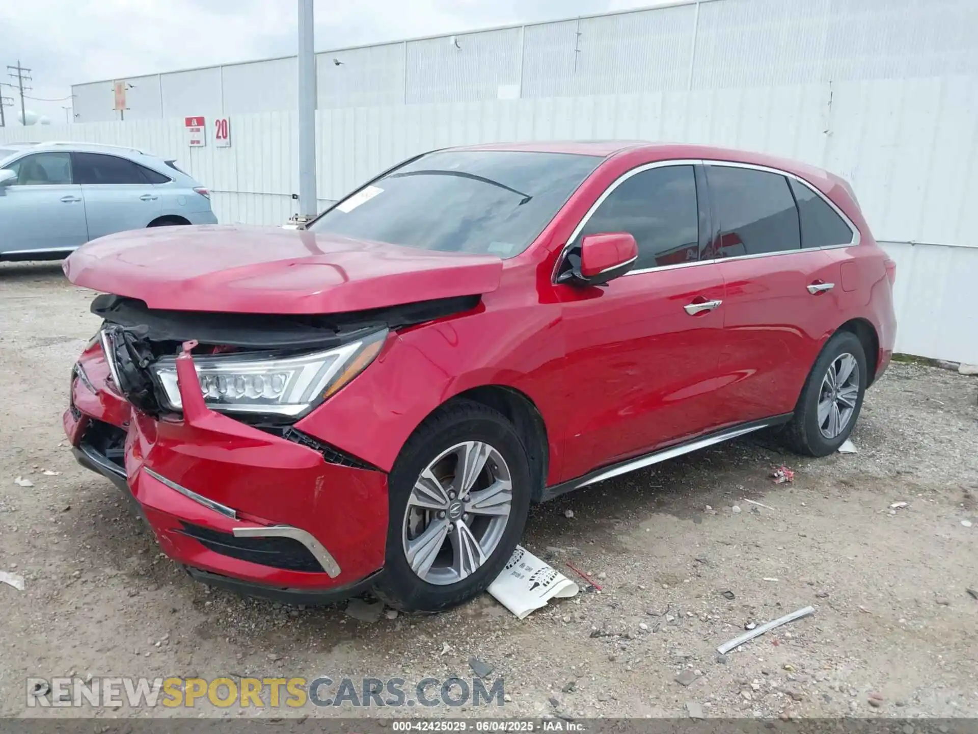 2 Фотография поврежденного автомобиля 5J8YD3H35LL001138 ACURA MDX 2020