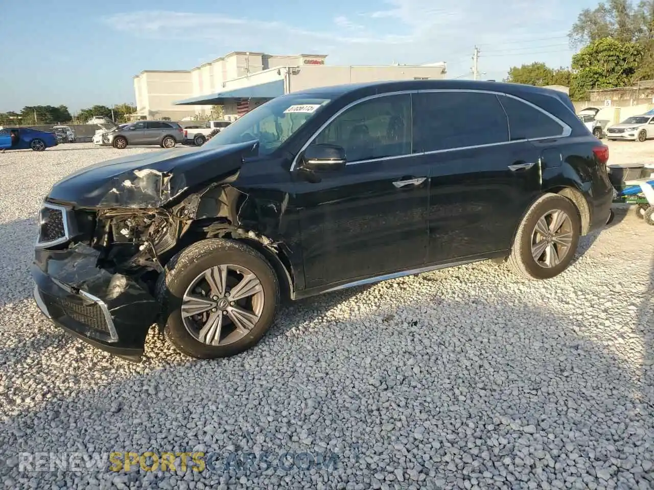 1 Photograph of a damaged car 5J8YD3H37LL012996 ACURA MDX 2020