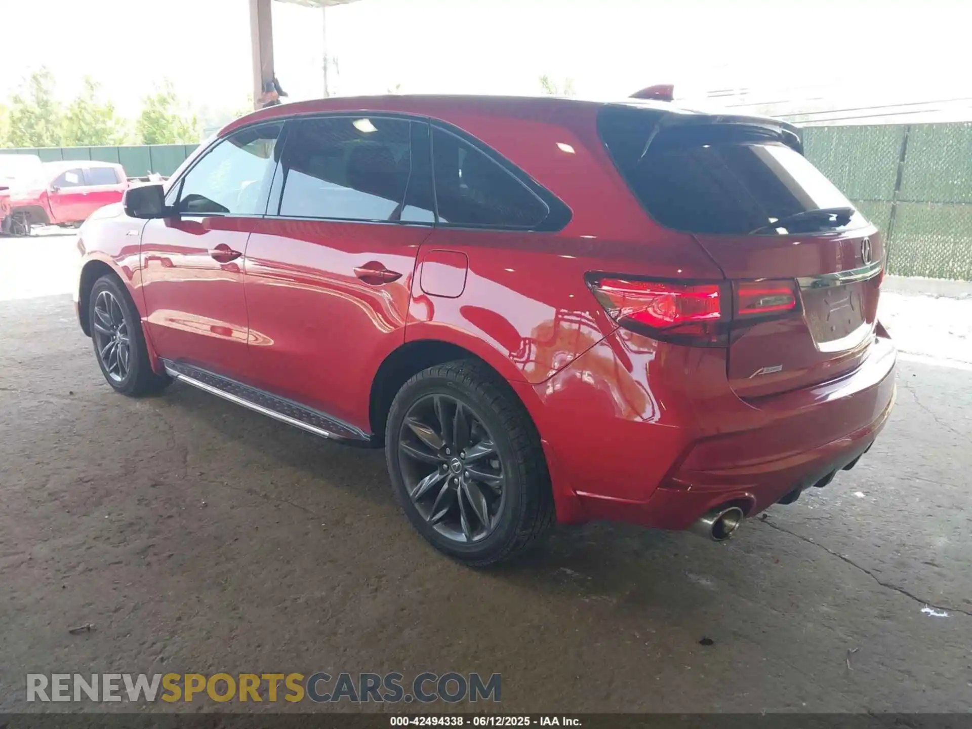 3 fotografías del automóvil dañado 5J8YD4H00LL025102 ACURA MDX 2020