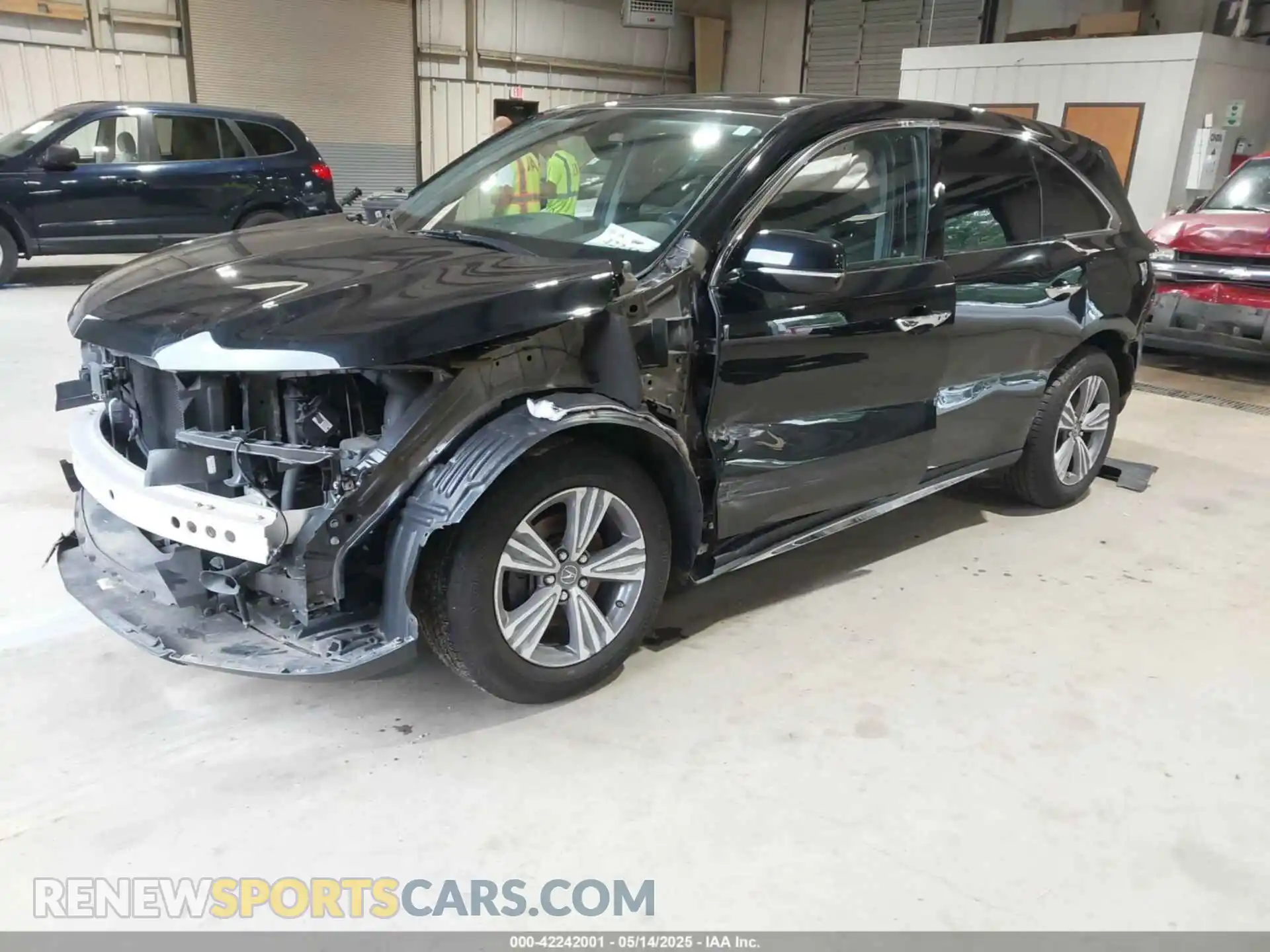 2 Photograph of a damaged car 5J8YD4H36LL019069 ACURA MDX 2020