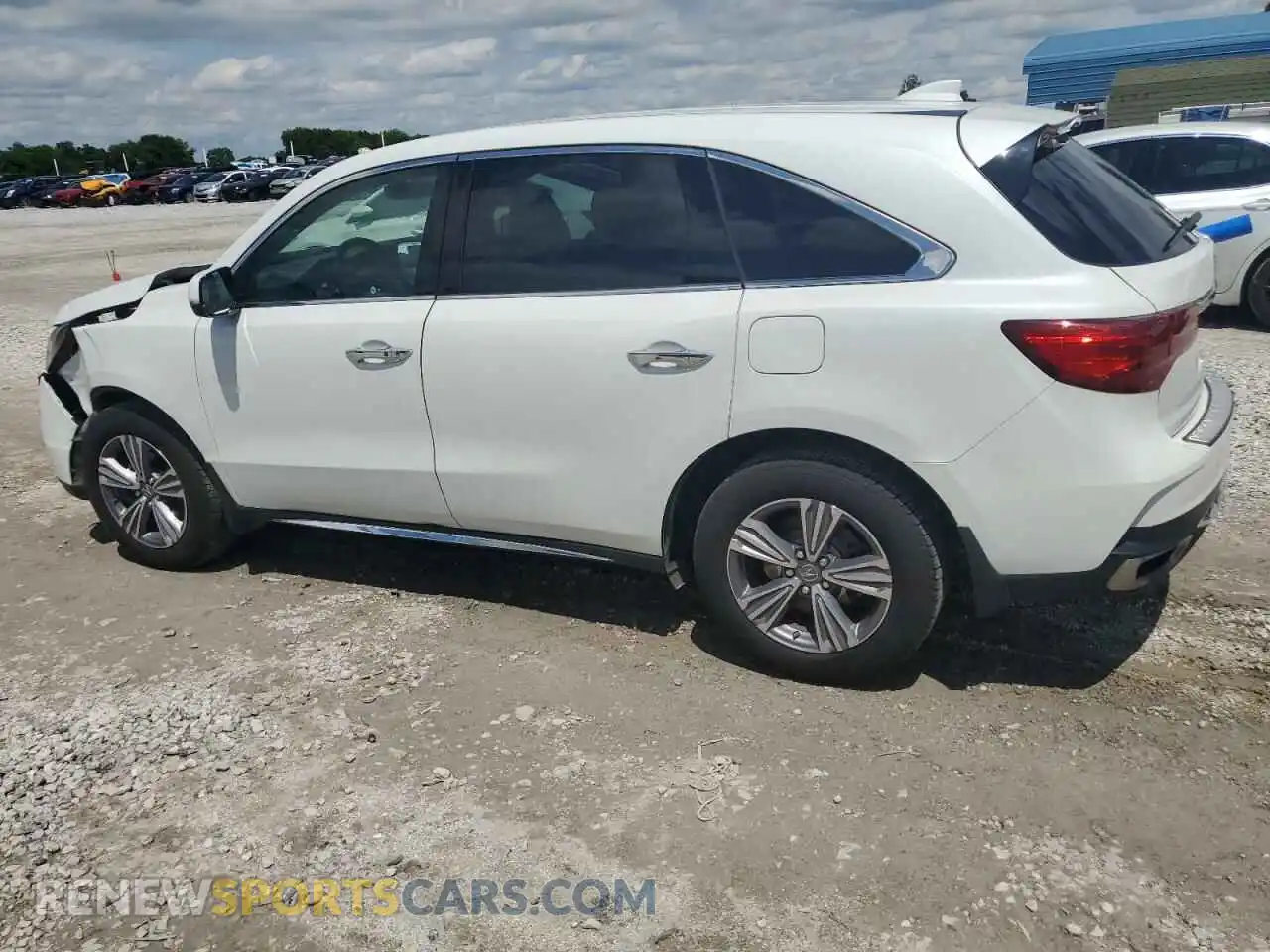 2 fotografías del automóvil dañado 5J8YD4H3XLL029314 ACURA MDX 2020