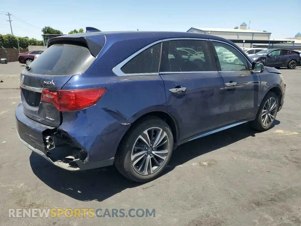 3 fotografías del automóvil dañado 5J8YD4H50LL027623 ACURA MDX 2020