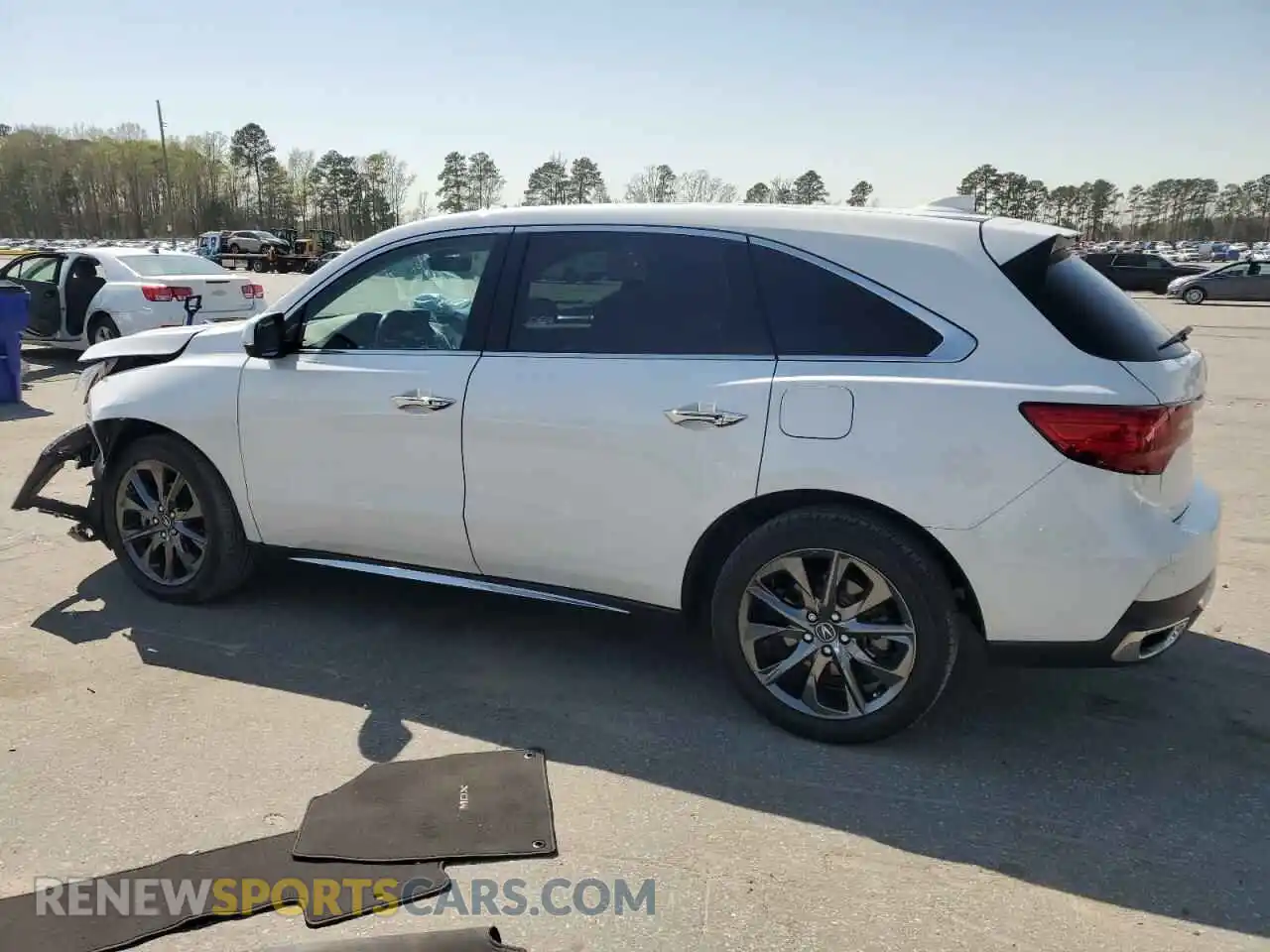 2 Photograph of a damaged car 5J8YD4H51LL007686 ACURA MDX 2020