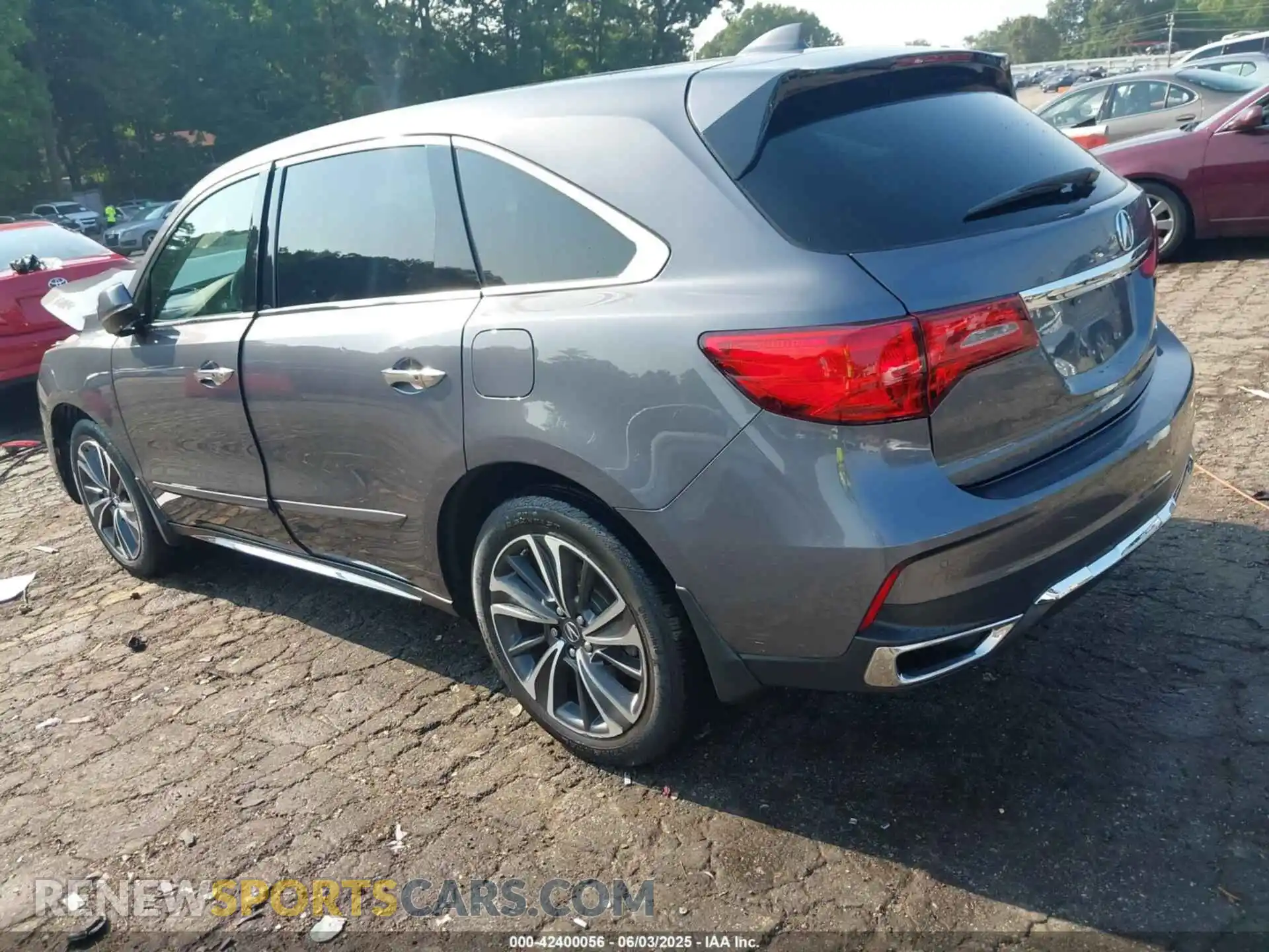 3 fotografías del automóvil dañado 5J8YD4H54LL015216 ACURA MDX 2020