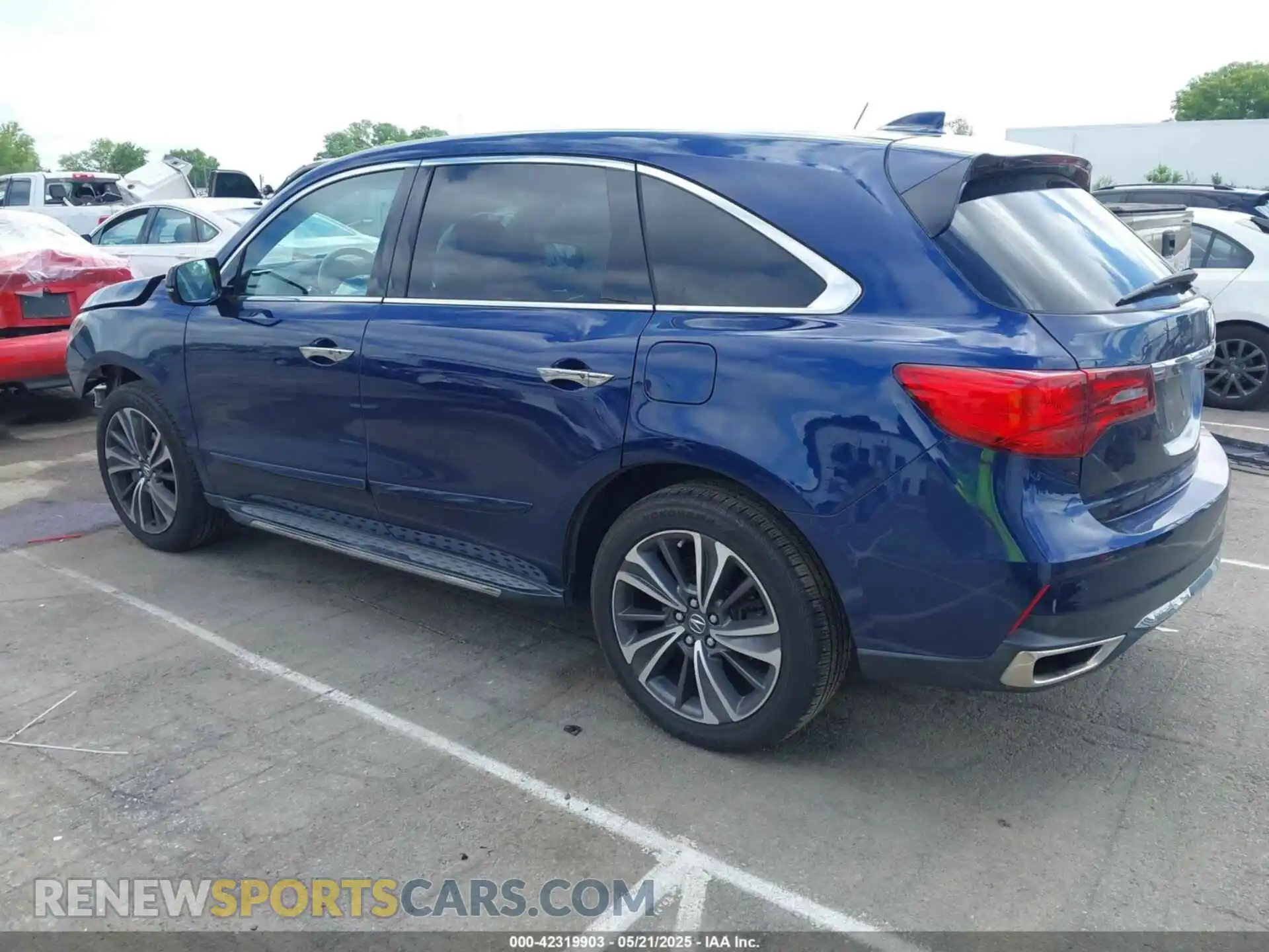 3 Фотография поврежденного автомобиля 5J8YD4H57LL007160 ACURA MDX 2020