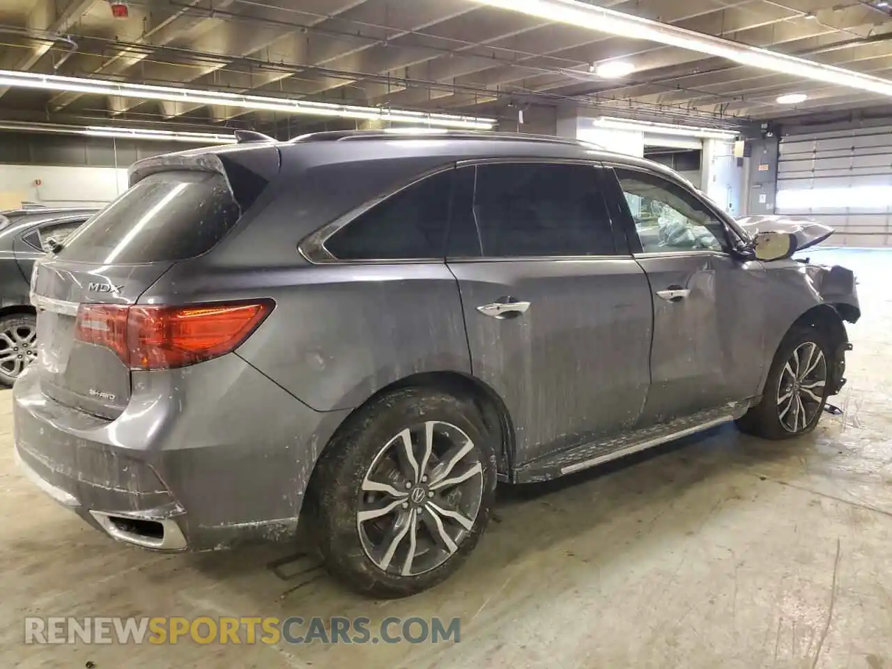 3 fotografías del automóvil dañado 5J8YD4H84LL013136 ACURA MDX 2020