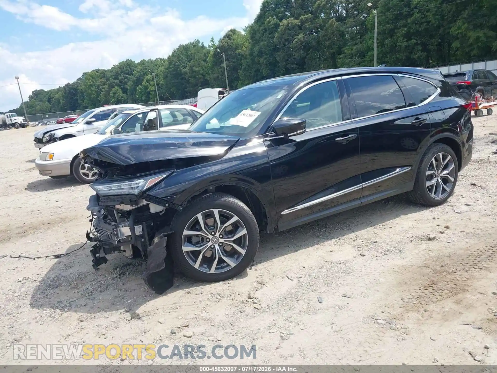2 Фотография поврежденного автомобиля 5J8YE1H41NL026048 ACURA MDX 2022