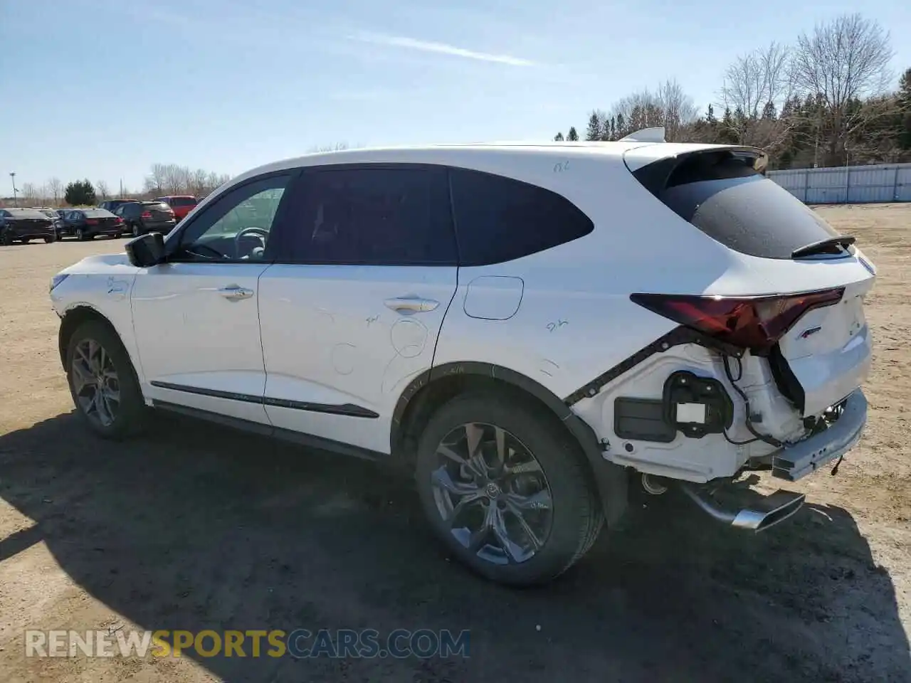 2 Photograph of a damaged car 5J8YE1H05PL802410 ACURA MDX 2023