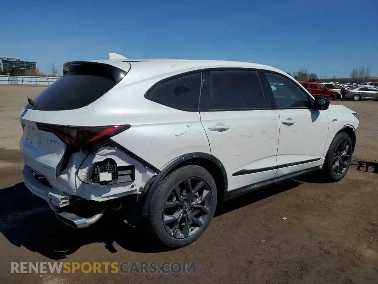 3 Photograph of a damaged car 5J8YE1H05PL802410 ACURA MDX 2023