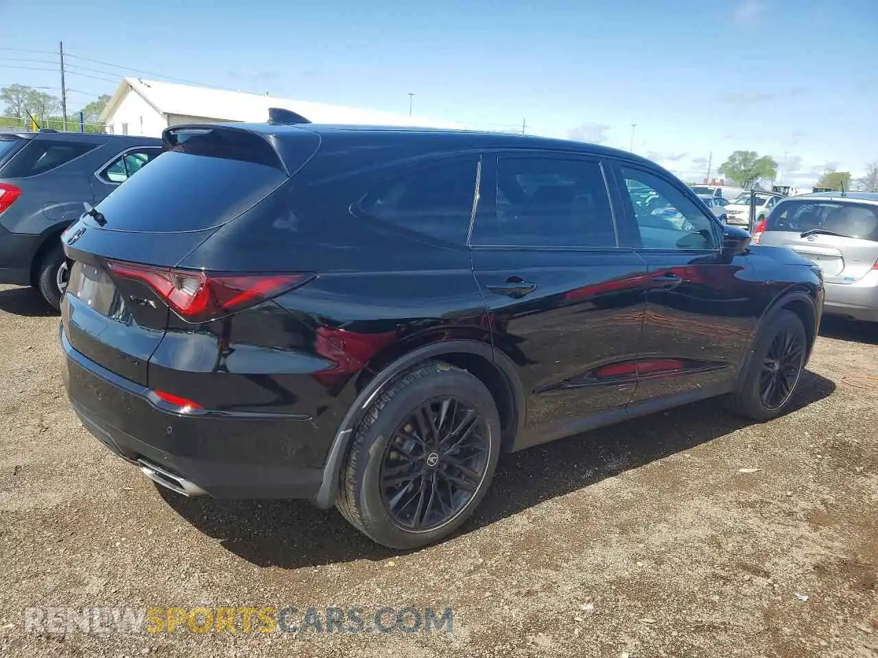 3 fotografías del automóvil dañado 5J8YE1H07PL004927 ACURA MDX 2023