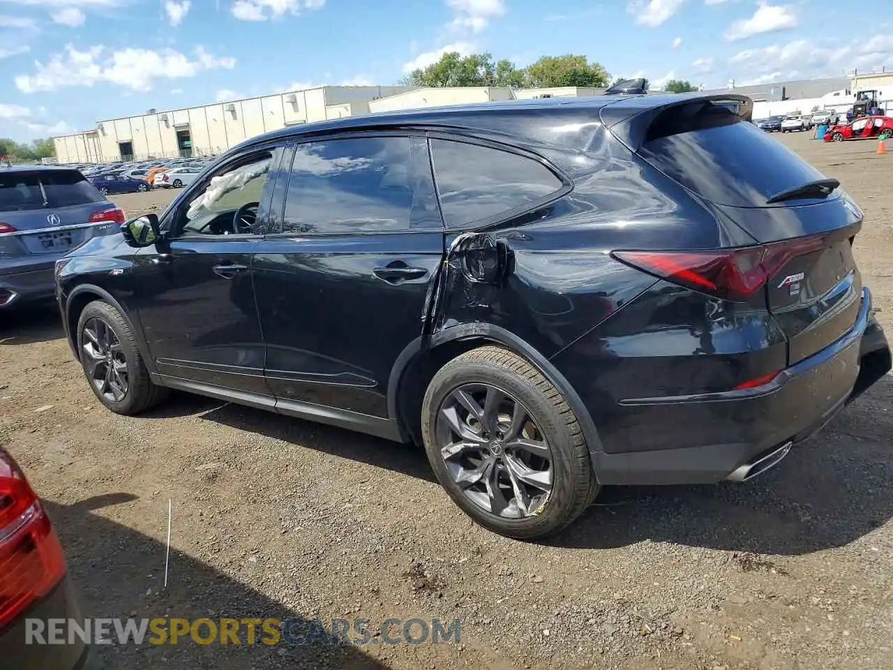 2 Photograph of a damaged car 5J8YE1H08PL042196 ACURA MDX 2023