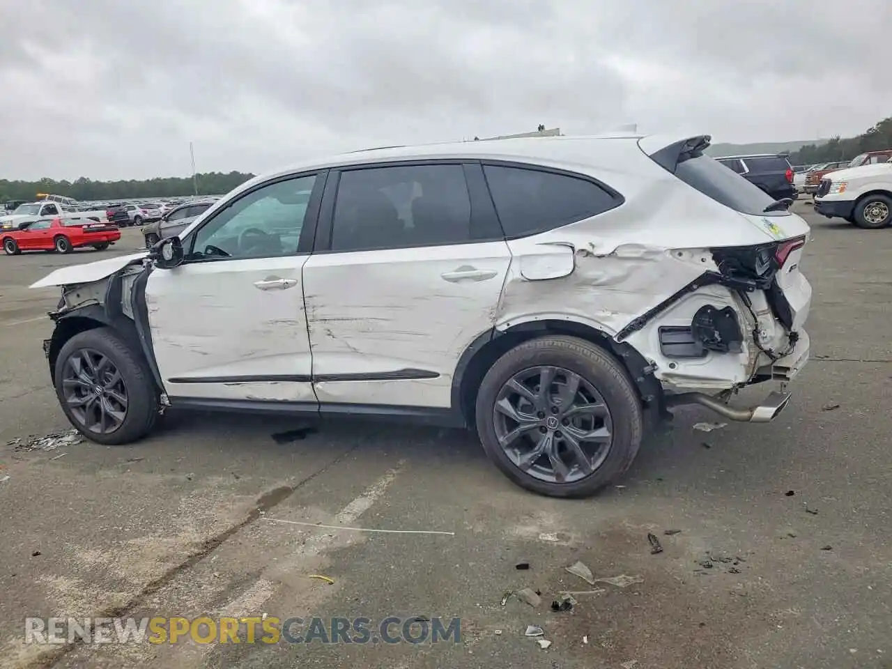 2 Photograph of a damaged car 5J8YE1H0XPL017574 ACURA MDX 2023
