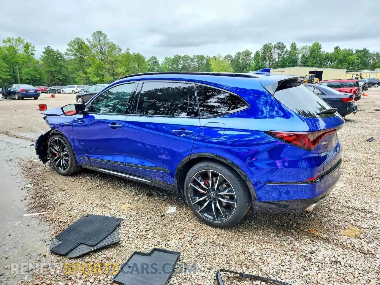 2 fotografías del automóvil dañado 5J8YD8H89RL002732 ACURA MDX 2024