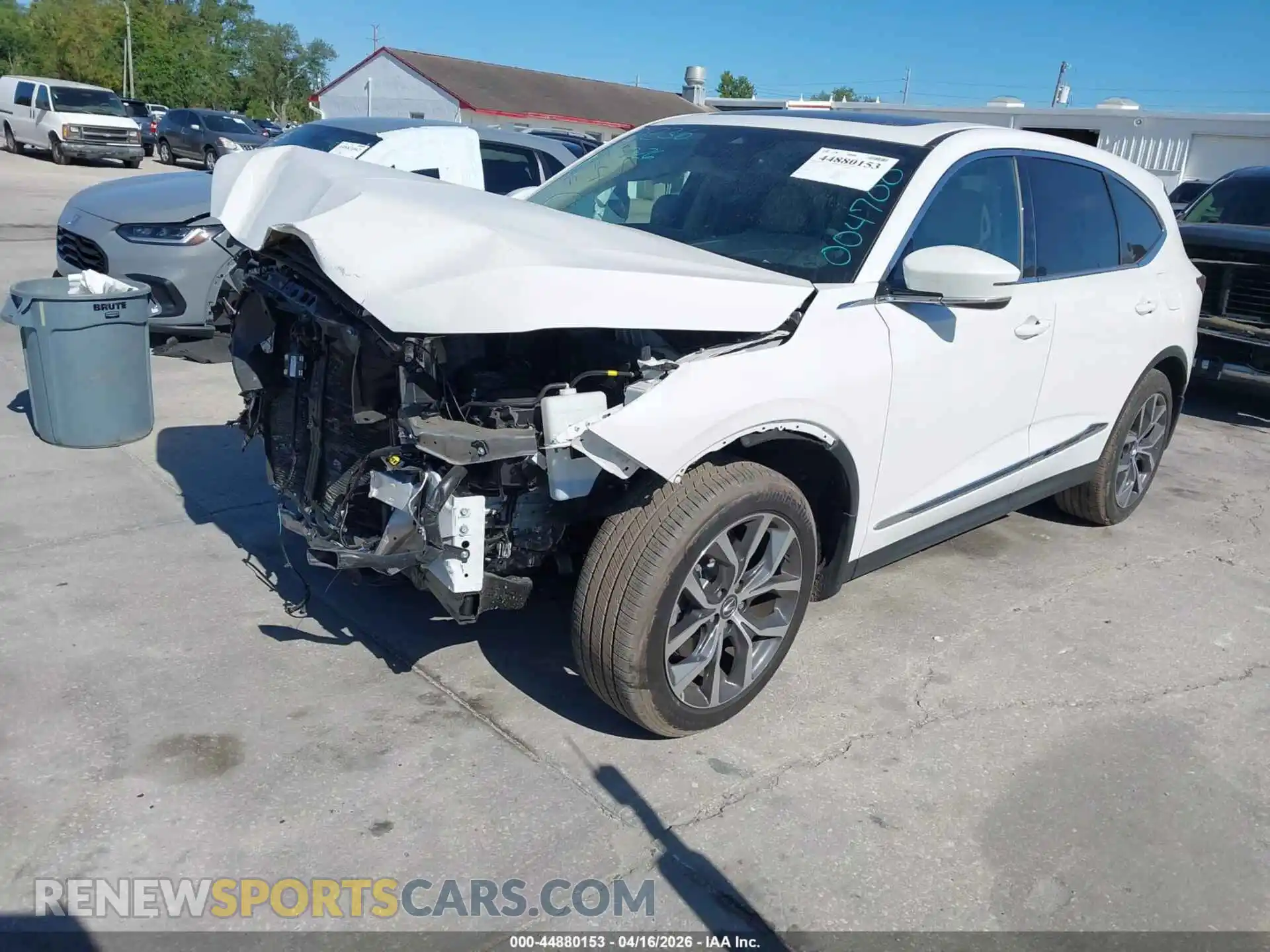 2 Photograph of a damaged car 5J8YD9H42RL004700 ACURA MDX 2024