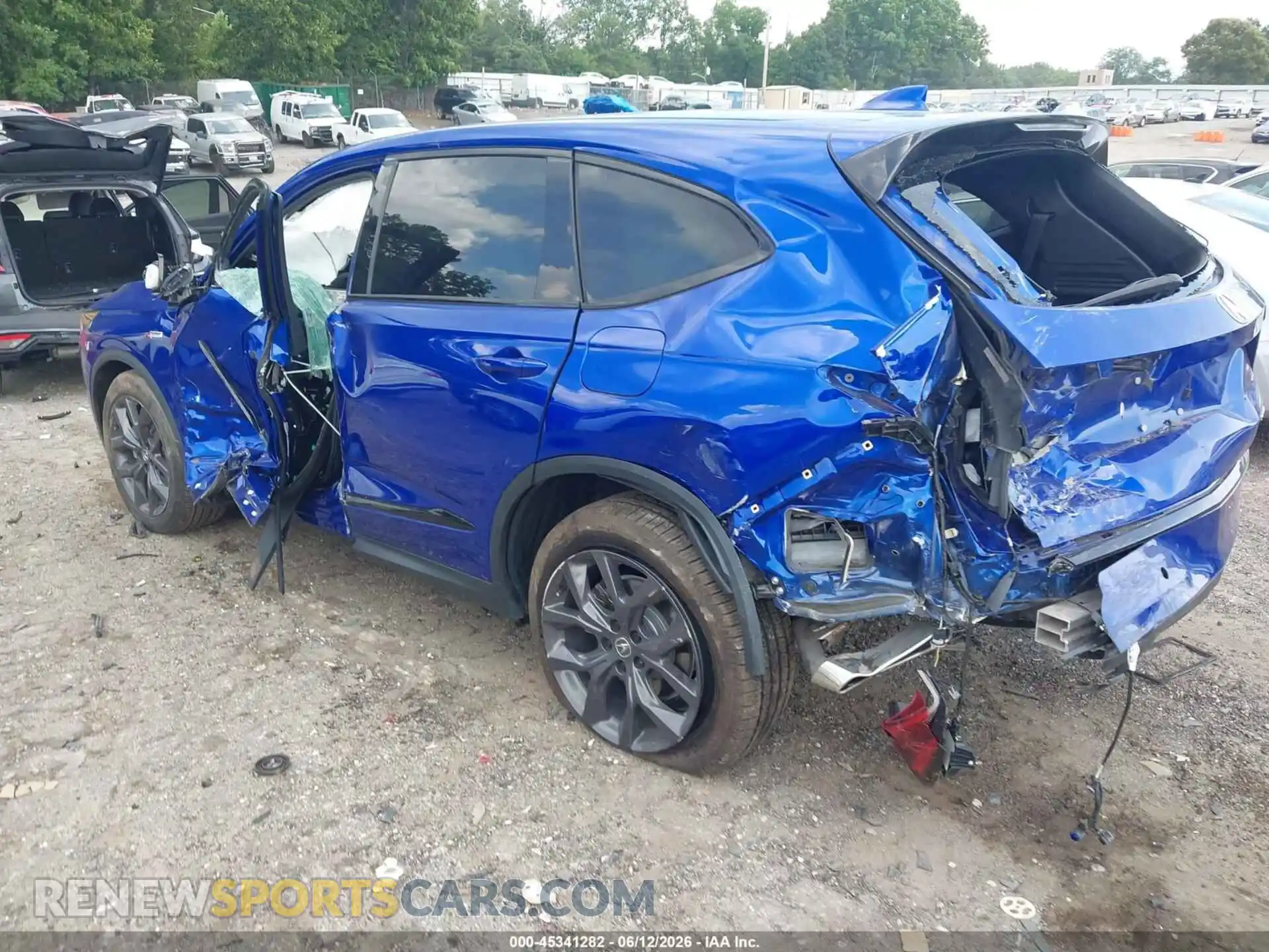 3 fotografías del automóvil dañado 5J8YE1H05RL001866 ACURA MDX 2024