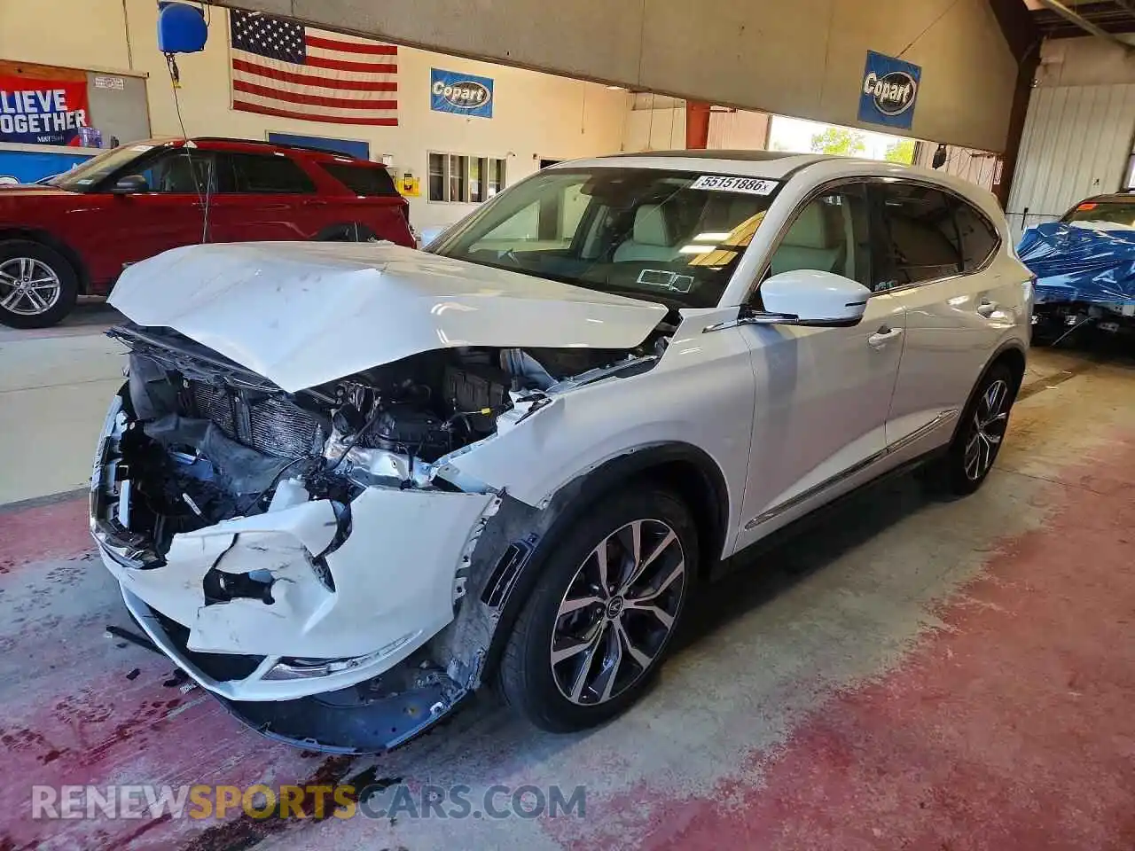 1 fotografías del automóvil dañado 5J8YE1H45RL000784 ACURA MDX 2024