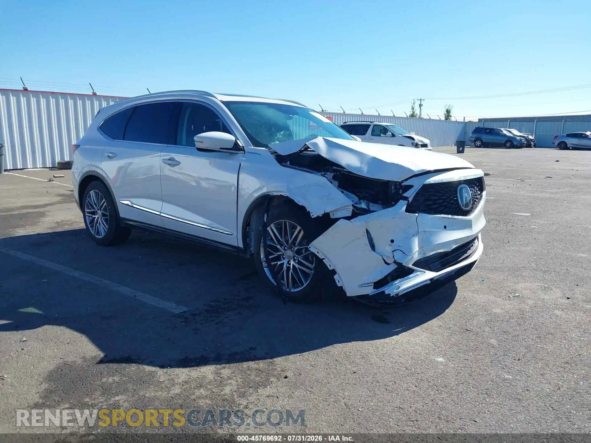 1 fotografías del automóvil dañado 5J8YE1H89RL019468 ACURA MDX 2024