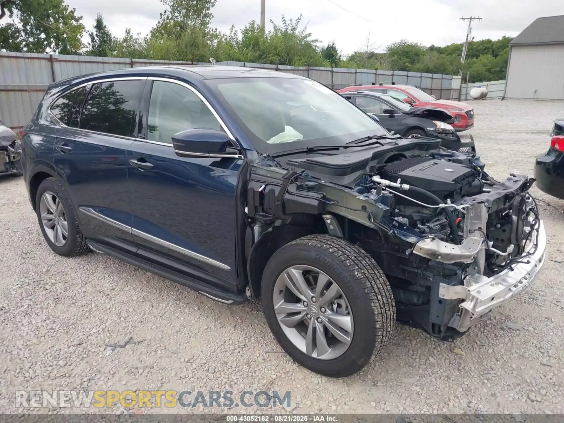 1 Photograph of a damaged car 5J8YE1H39SL024812 ACURA MDX 2025