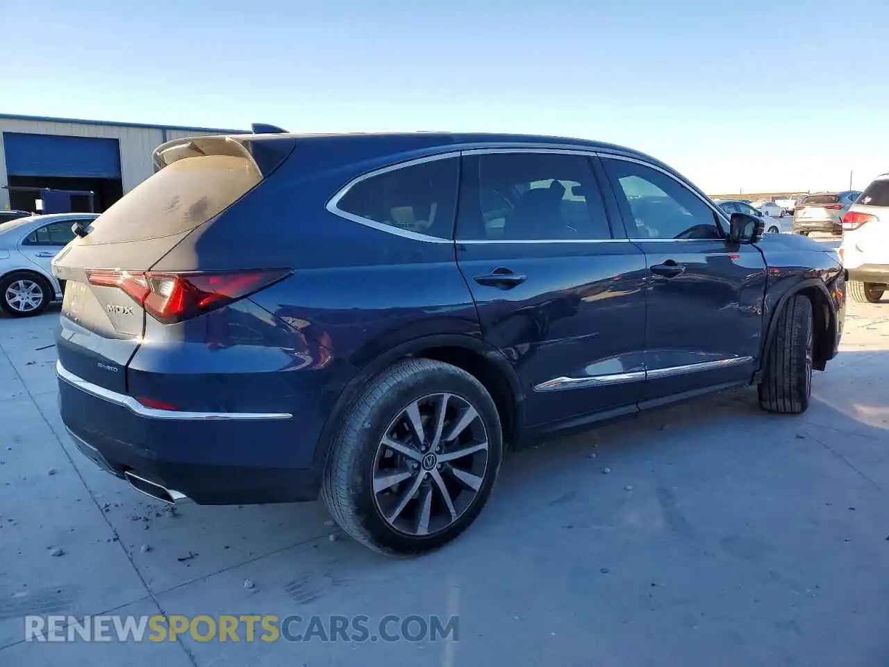 3 fotografías del automóvil dañado 5J8YE1H40SL031656 ACURA MDX 2025
