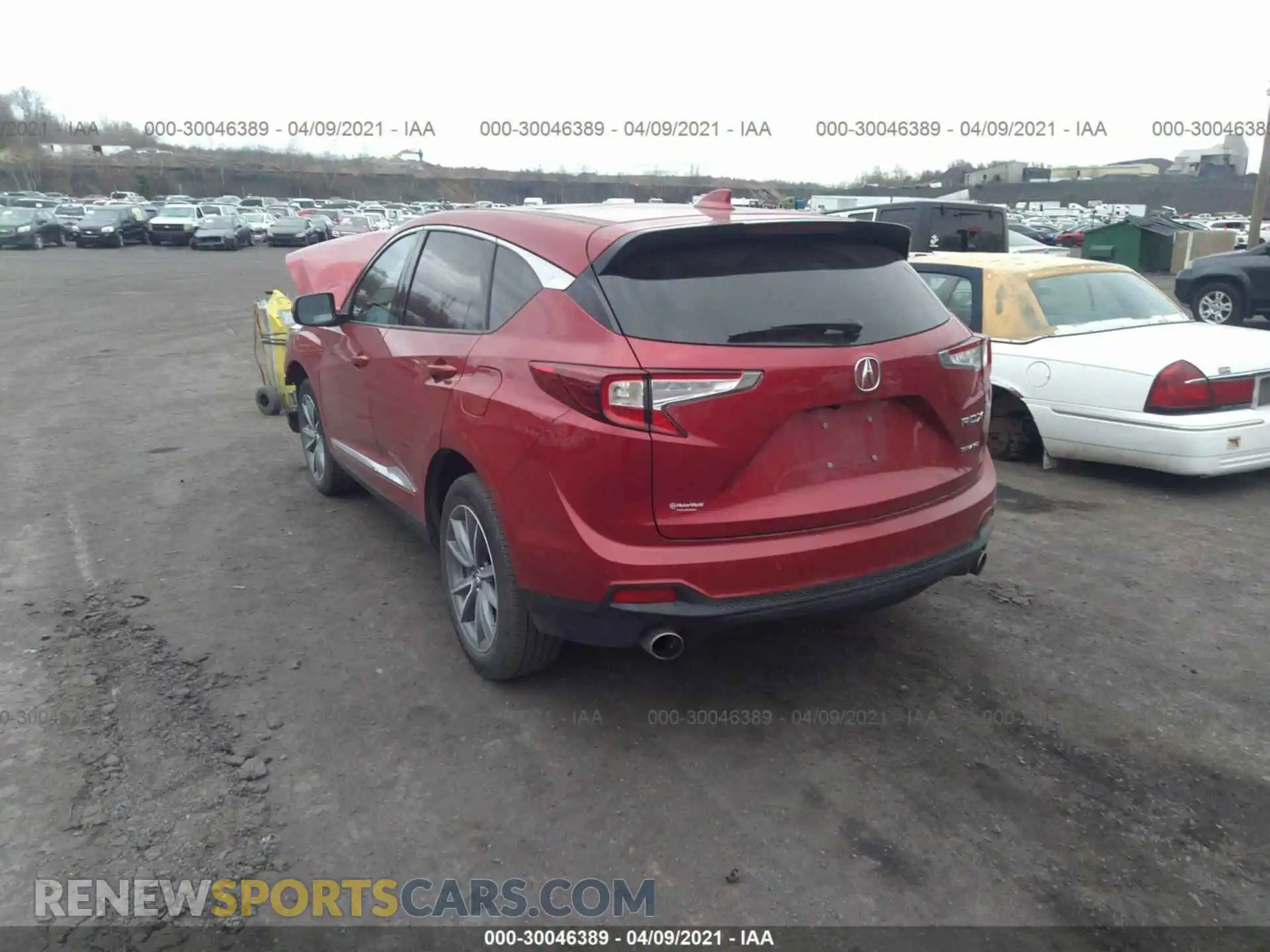 3 fotografías del automóvil dañado 5J8TC2H51KL001600 ACURA RDX 2019
