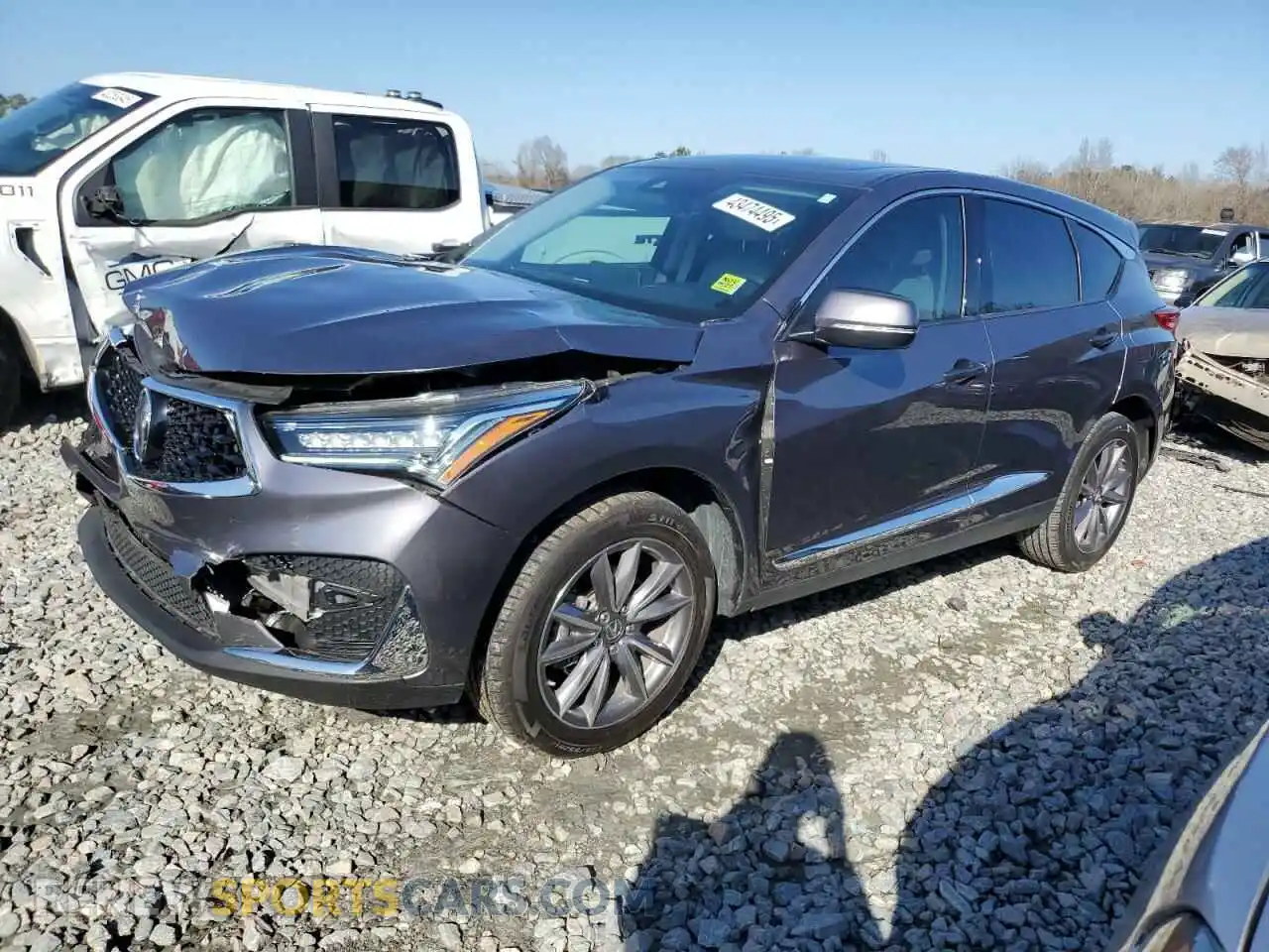 1 Photograph of a damaged car 5J8TC2H55KL011658 ACURA RDX 2019