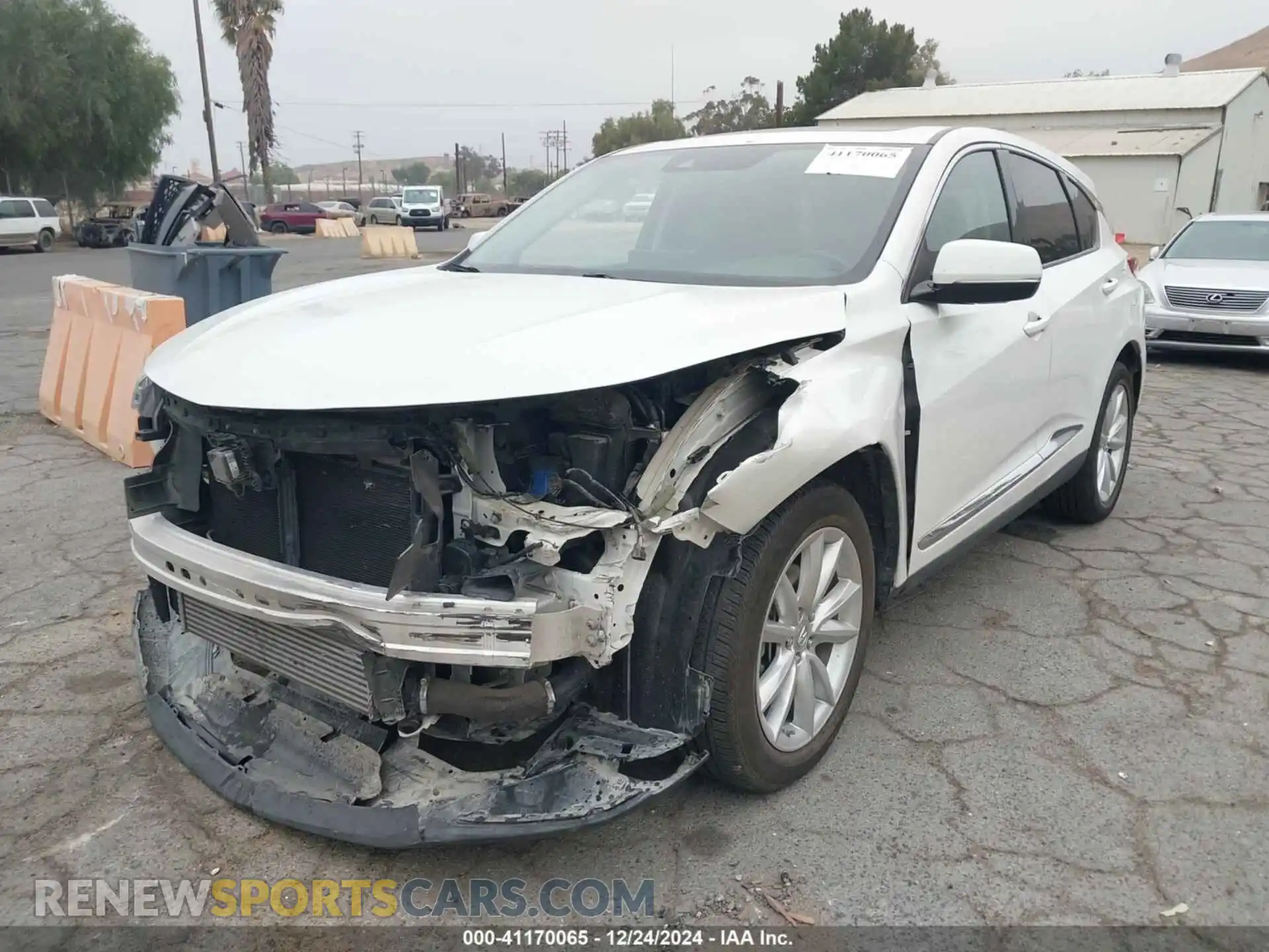 2 Photograph of a damaged car 5J8TC1H35LL022346 ACURA RDX 2020