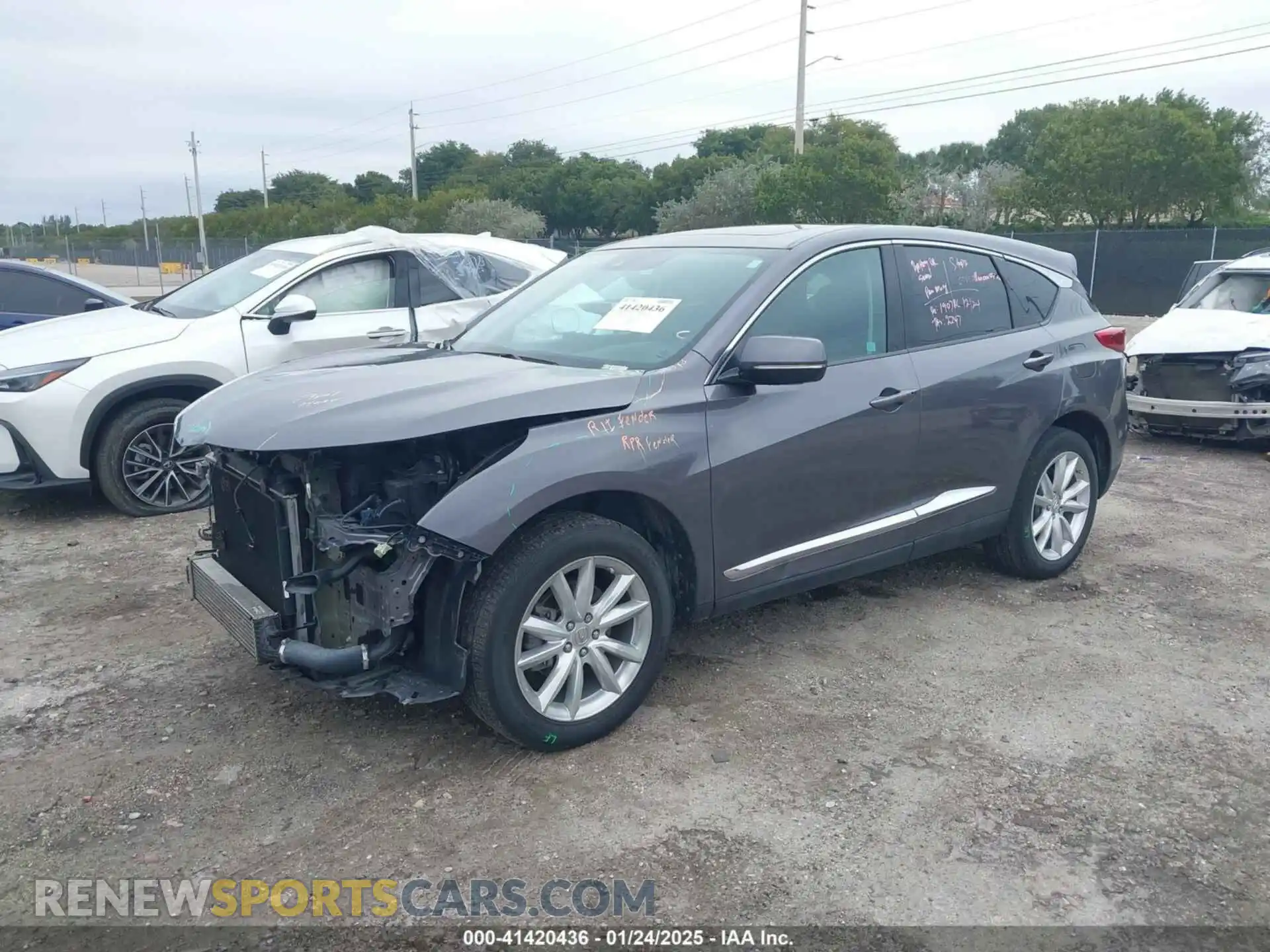 2 Photograph of a damaged car 5J8TC1H39LL006957 ACURA RDX 2020