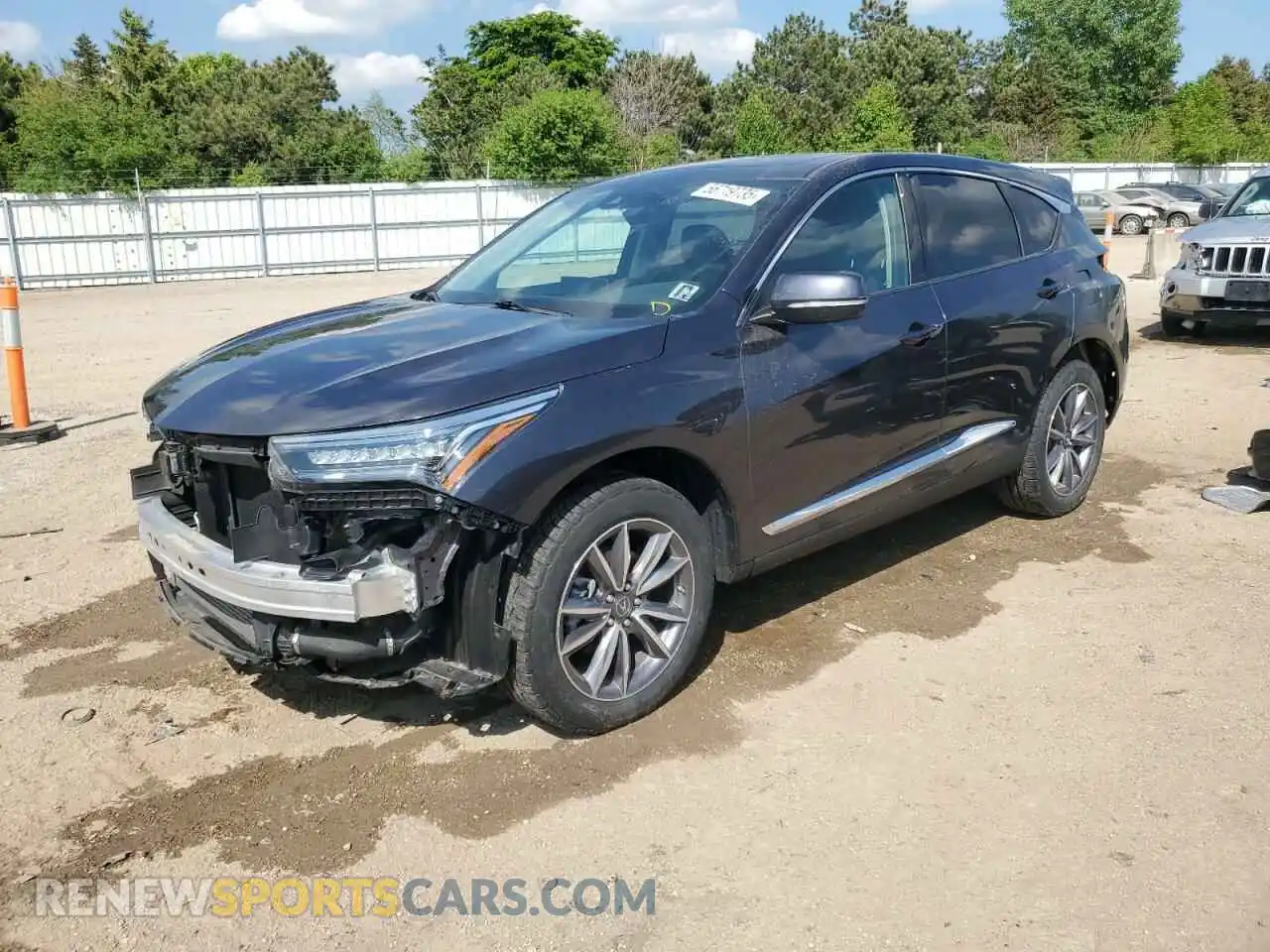 1 Photograph of a damaged car 5J8TC1H52LL012696 ACURA RDX 2020
