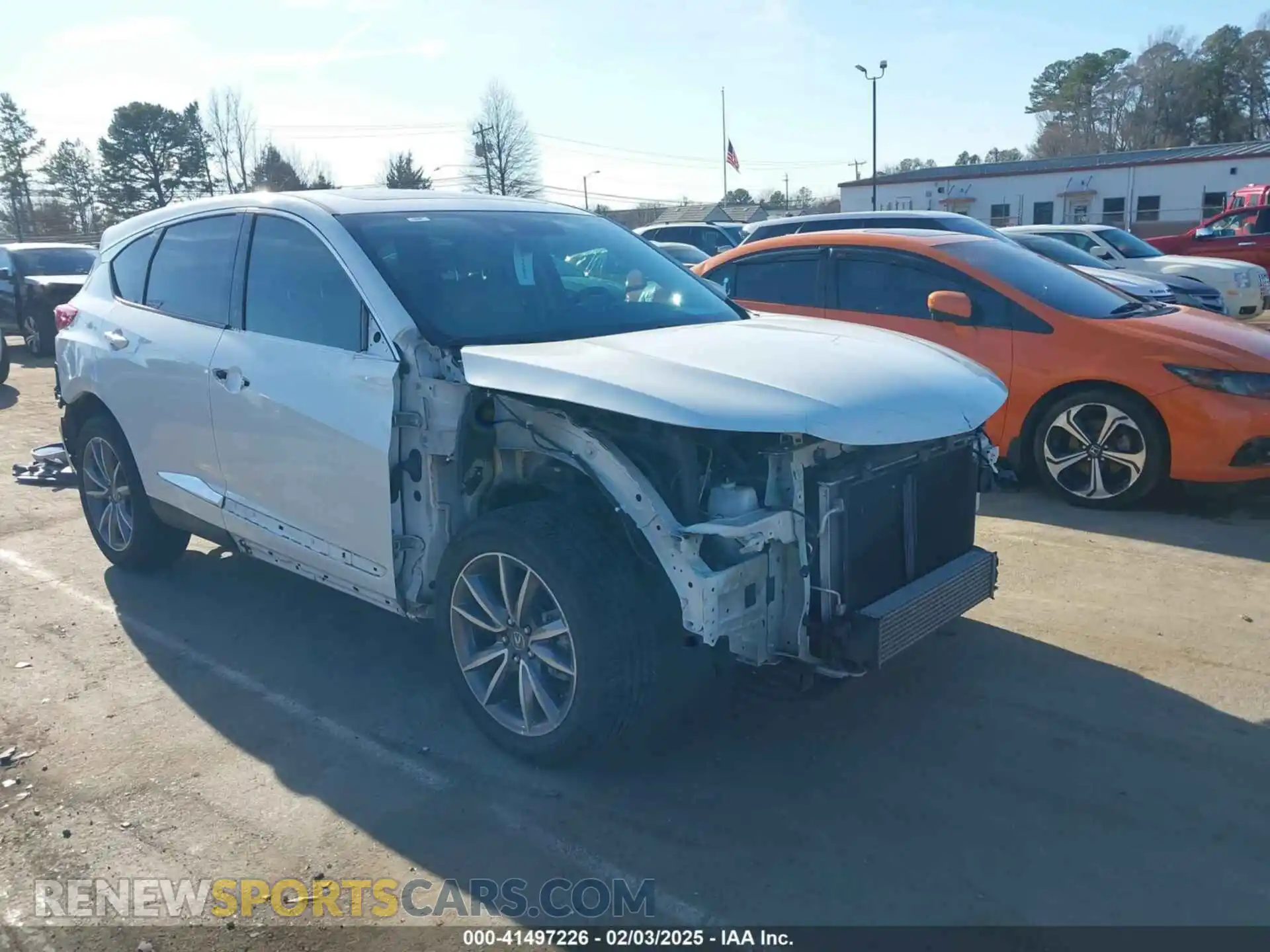1 Photograph of a damaged car 5J8TC1H52LL019549 ACURA RDX 2020