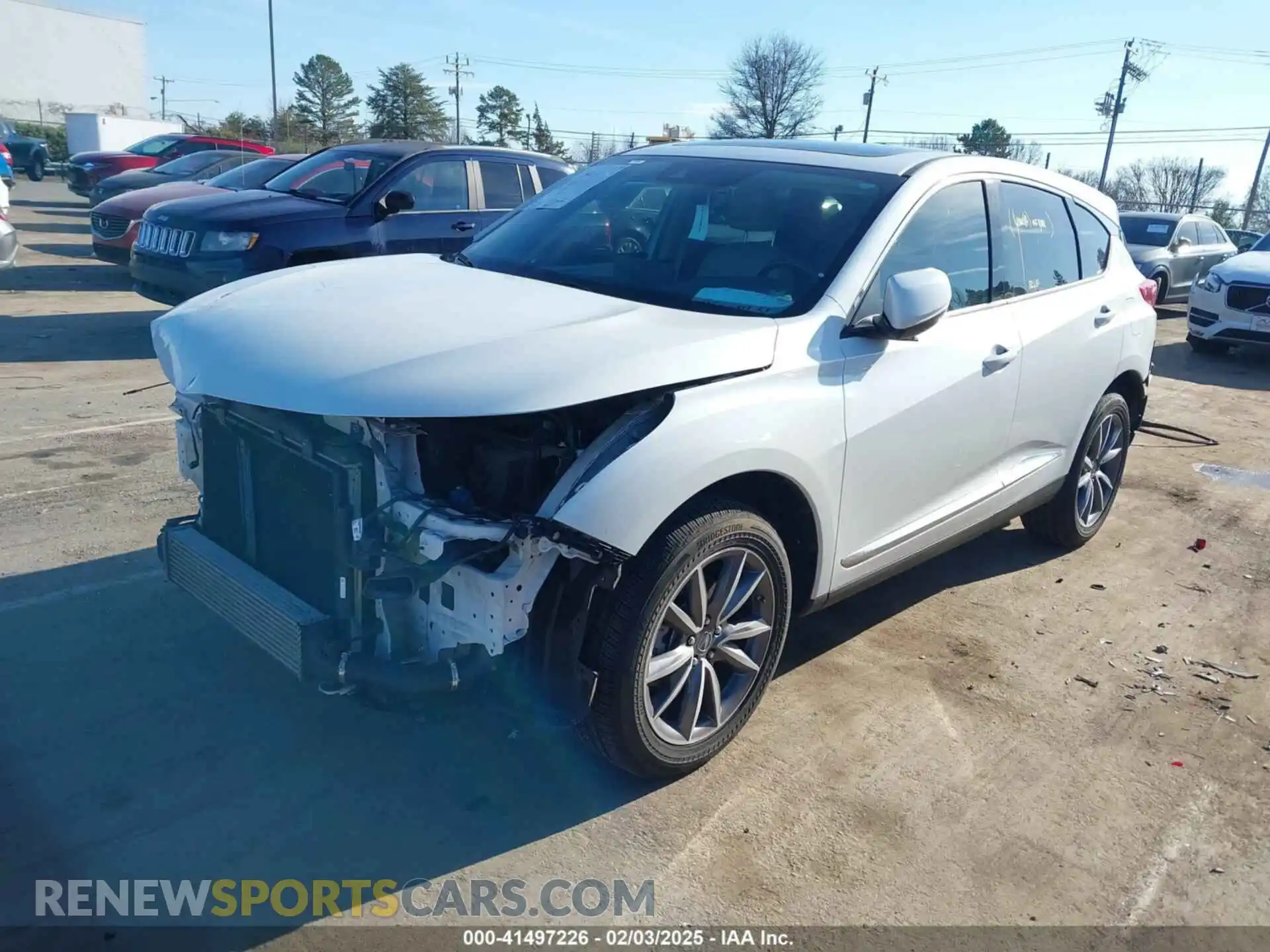 2 Photograph of a damaged car 5J8TC1H52LL019549 ACURA RDX 2020