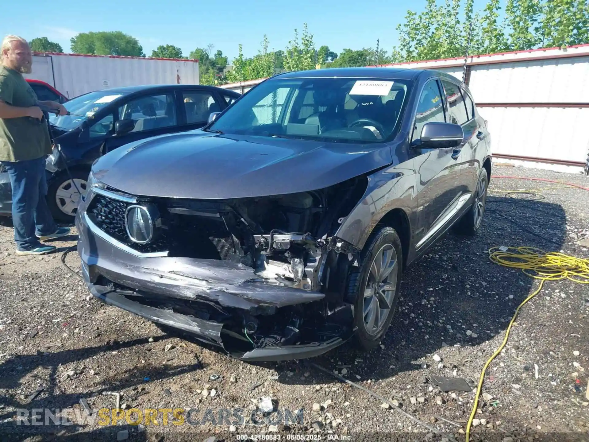 2 Photograph of a damaged car 5J8TC1H59LL006376 ACURA RDX 2020