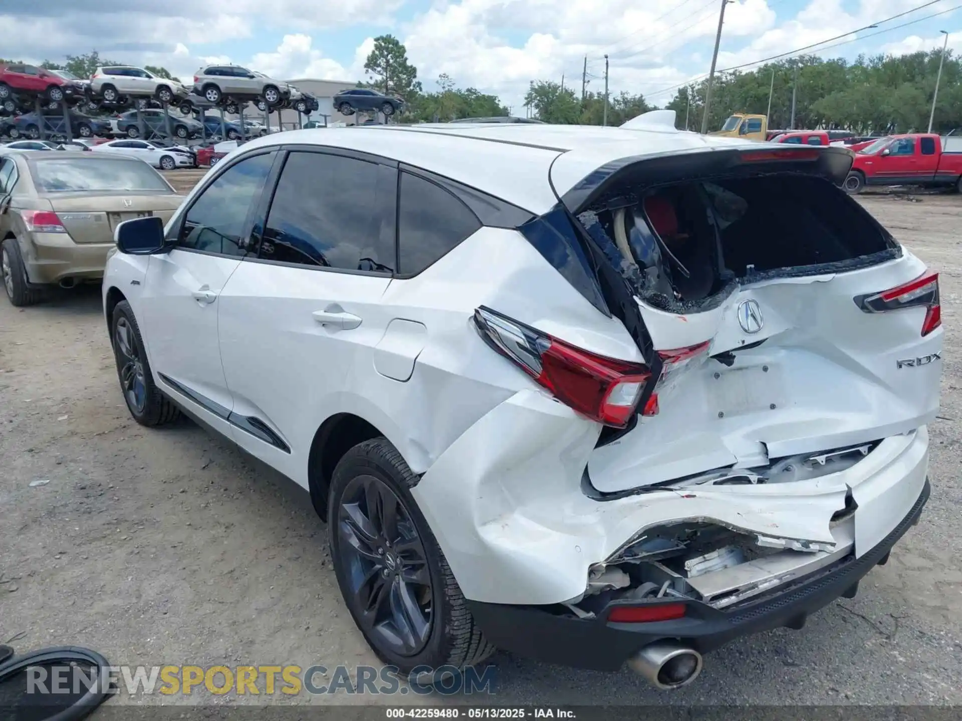 3 fotografías del automóvil dañado 5J8TC1H65LL014130 ACURA RDX 2020