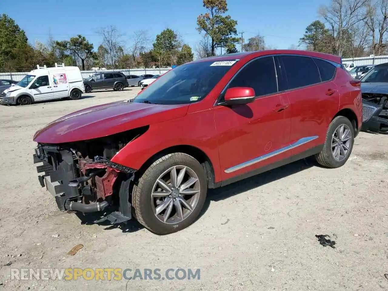 1 Photograph of a damaged car 5J8TC2H56LL004638 ACURA RDX 2020
