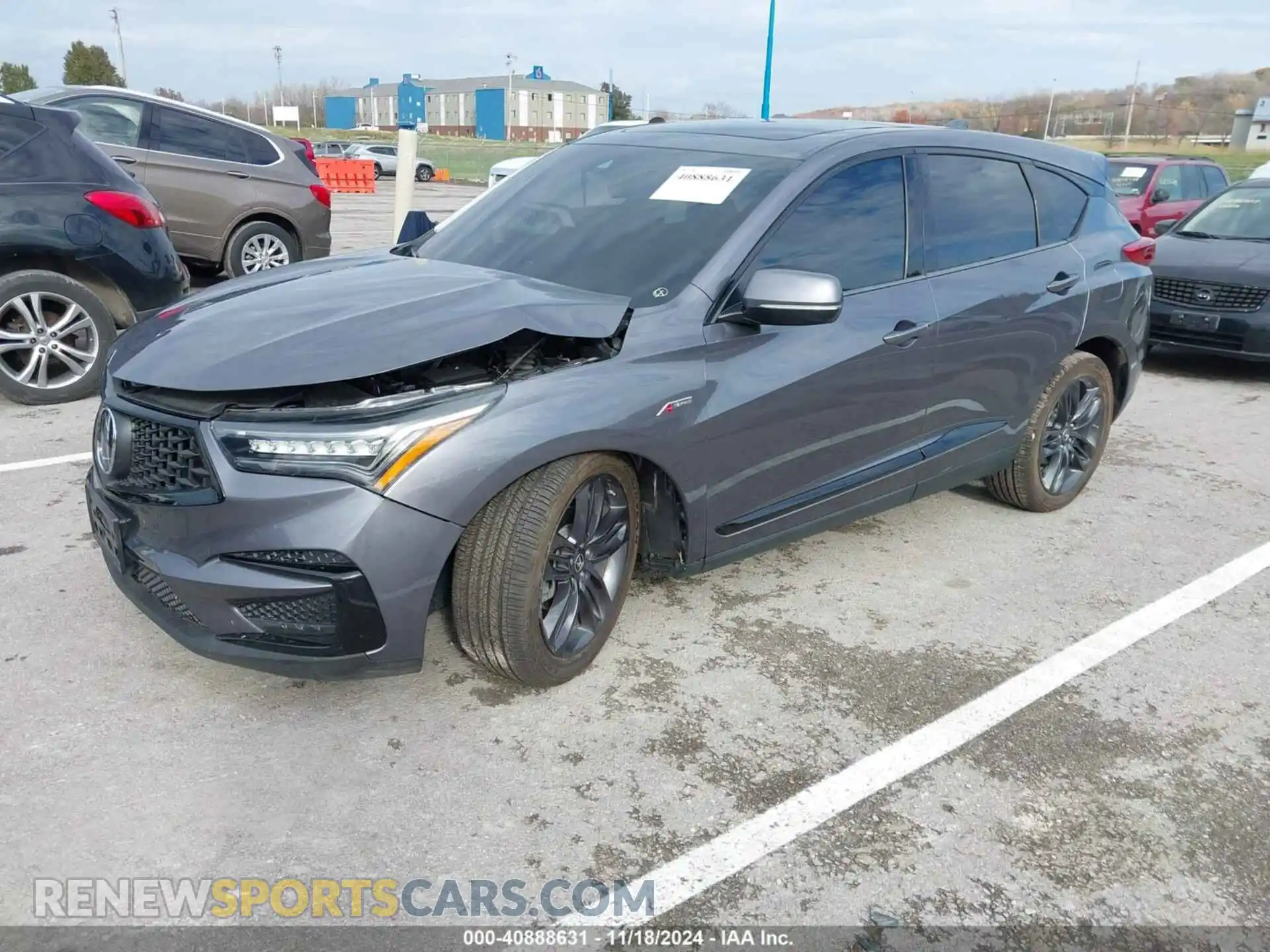 2 Photograph of a damaged car 5J8TC2H67LL035020 ACURA RDX 2020
