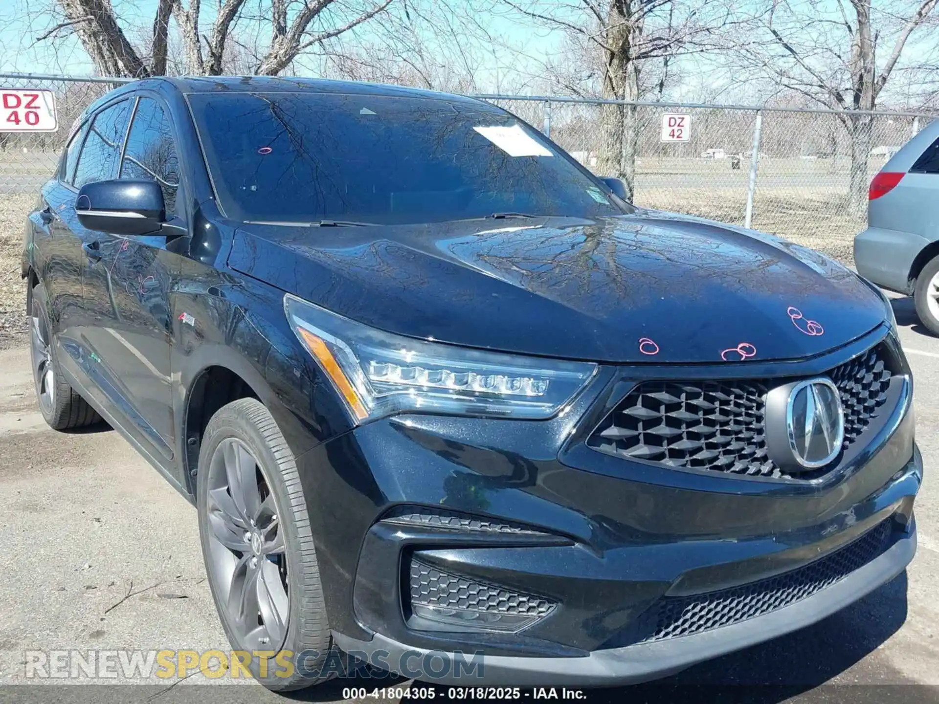 1 Photograph of a damaged car 5J8TC2H6XLL036114 ACURA RDX 2020