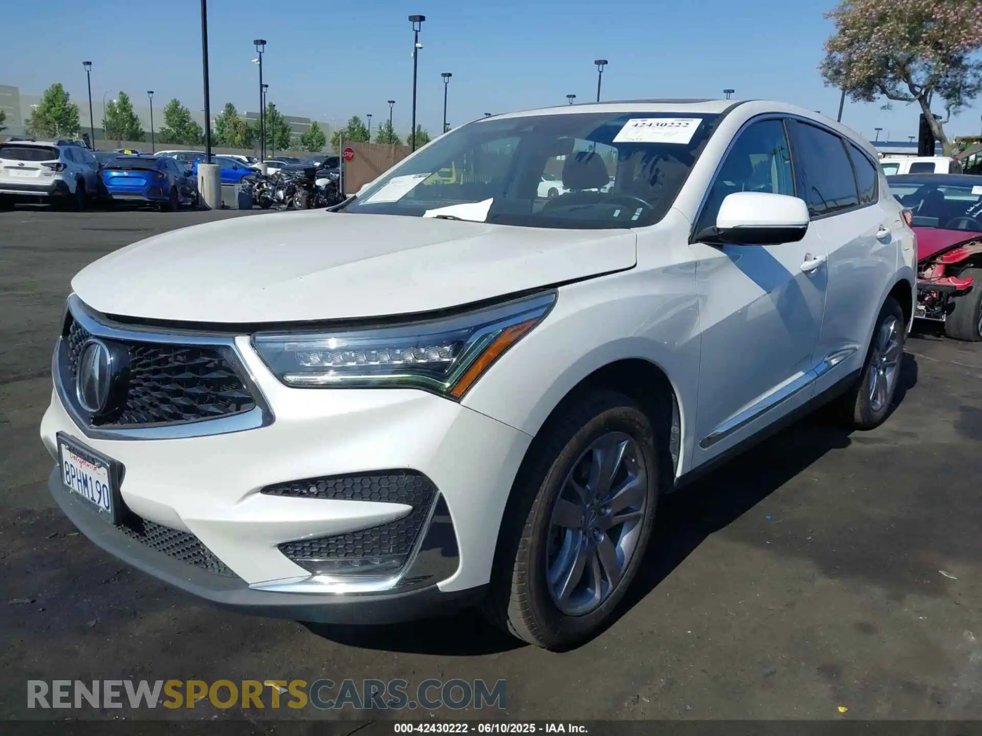 2 fotografías del automóvil dañado 5J8TC2H72LL031272 ACURA RDX 2020